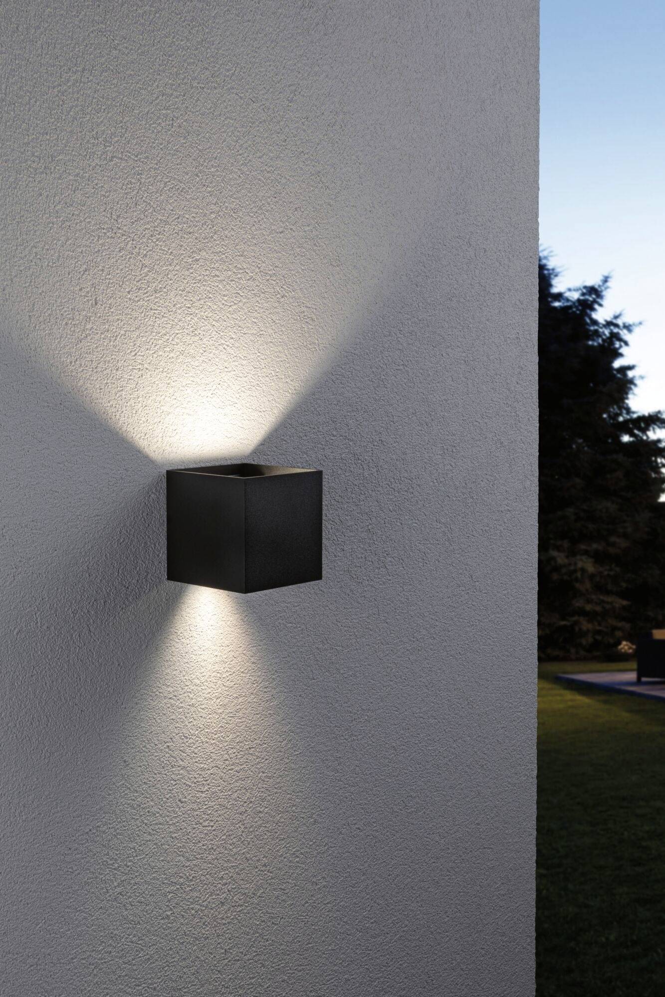 Paulmann 94847 LED-Außenwandleuchte LED 5W Anthrazit