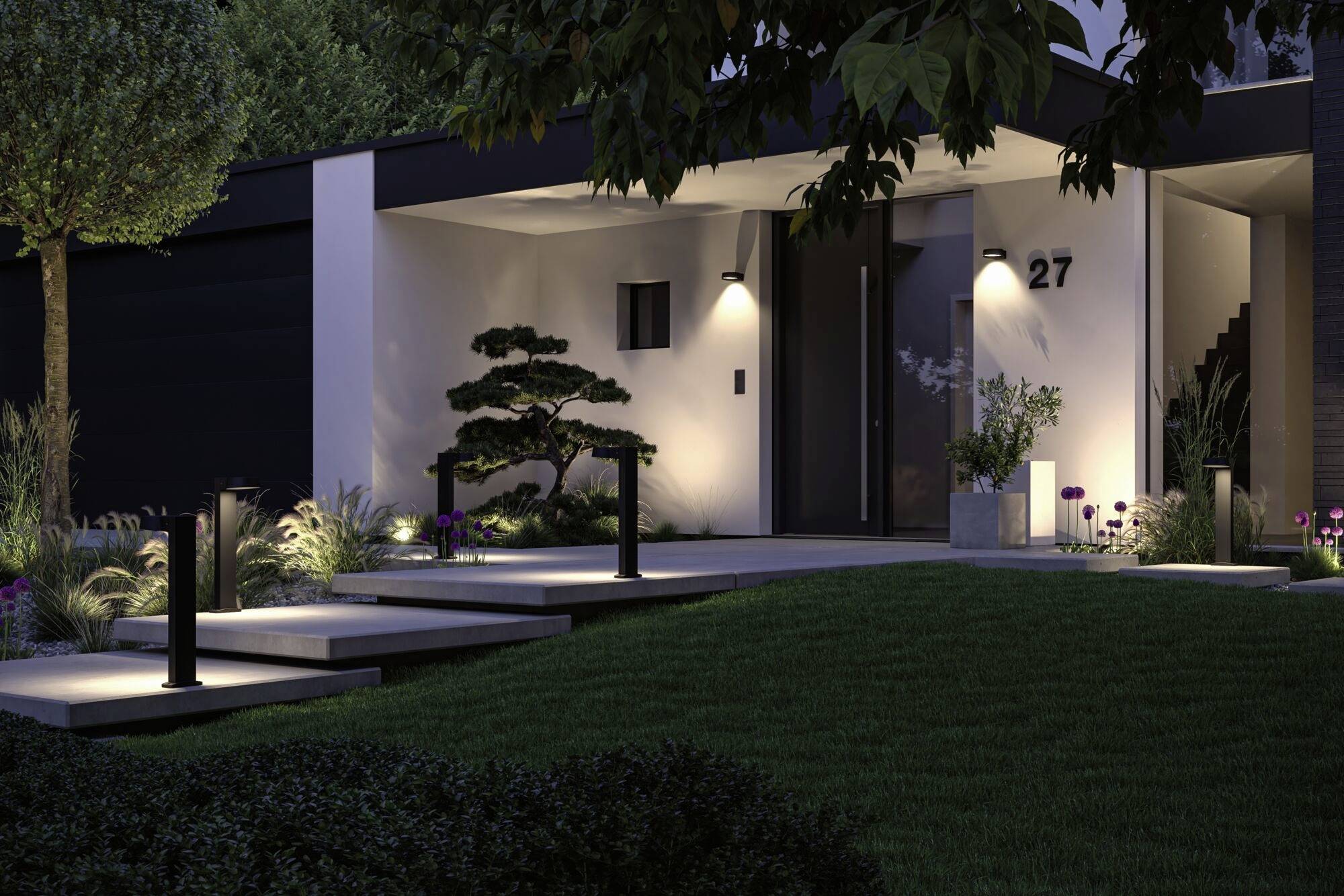 Paulmann 94787 LED-Außenwandleuchte LED E27 Anthrazit