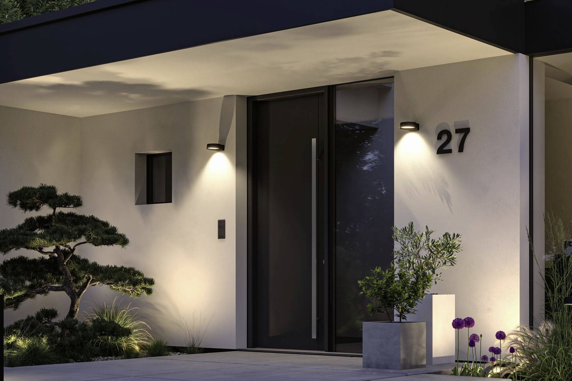 Paulmann 94787 LED-Außenwandleuchte LED E27 Anthrazit