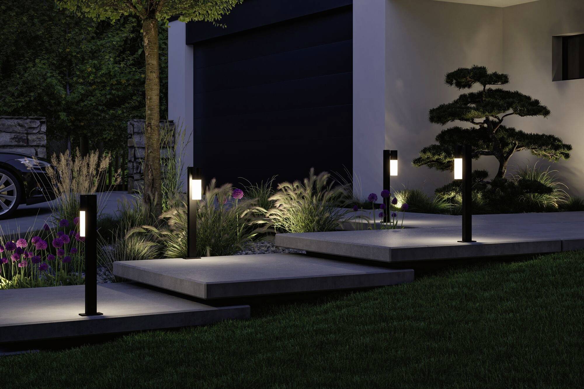 Paulmann 94788 Pollerleuchte LED E27 Anthrazit