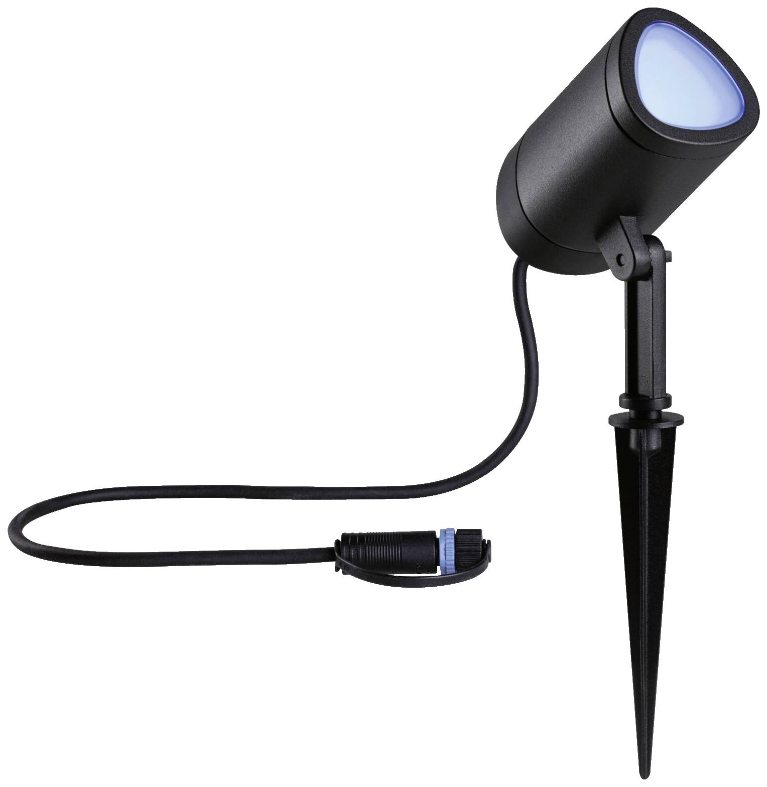 Paulmann 94849 Beleuchtungssystem Plug & Shine LED-Gartenstrahler LED 6.5W RGBW Anthrazit