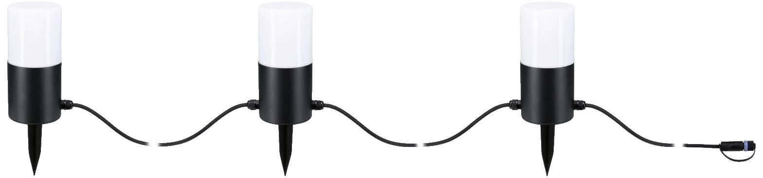 Paulmann 94761 Beleuchtungssystem Plug & Shine LED-Lichterkette LED 6W Warmweiß Anthrazit