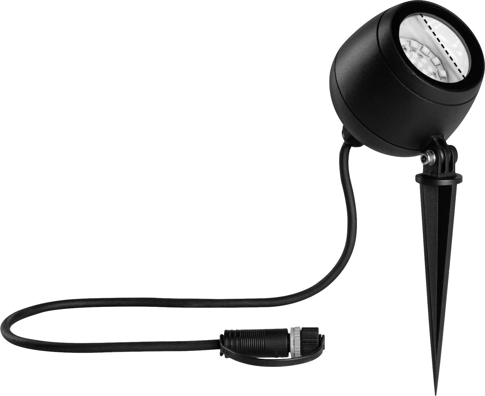 Paulmann 94769 Beleuchtungssystem Plug & Shine LED-Gartenstrahler LED 6.2W RGB Anthrazit