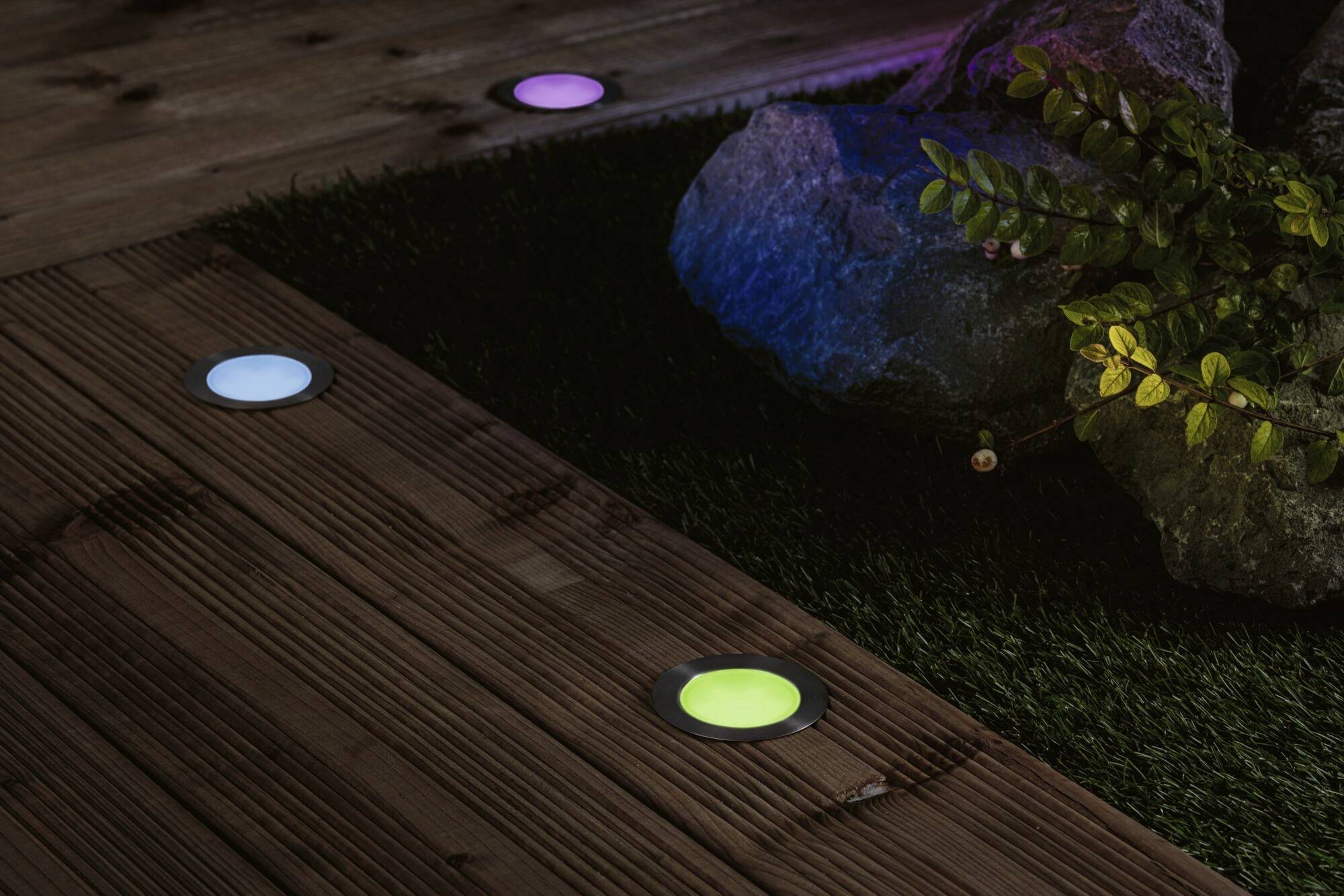 Paulmann 94751 Beleuchtungssystem Plug & Shine LED-Außeneinbauleuchte (Erweiterung) LED 2W RGBW Edelstahl