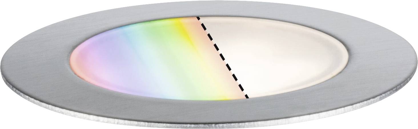Paulmann 94751 Beleuchtungssystem Plug & Shine LED-Außeneinbauleuchte (Erweiterung) LED 2W RGBW Edelstahl