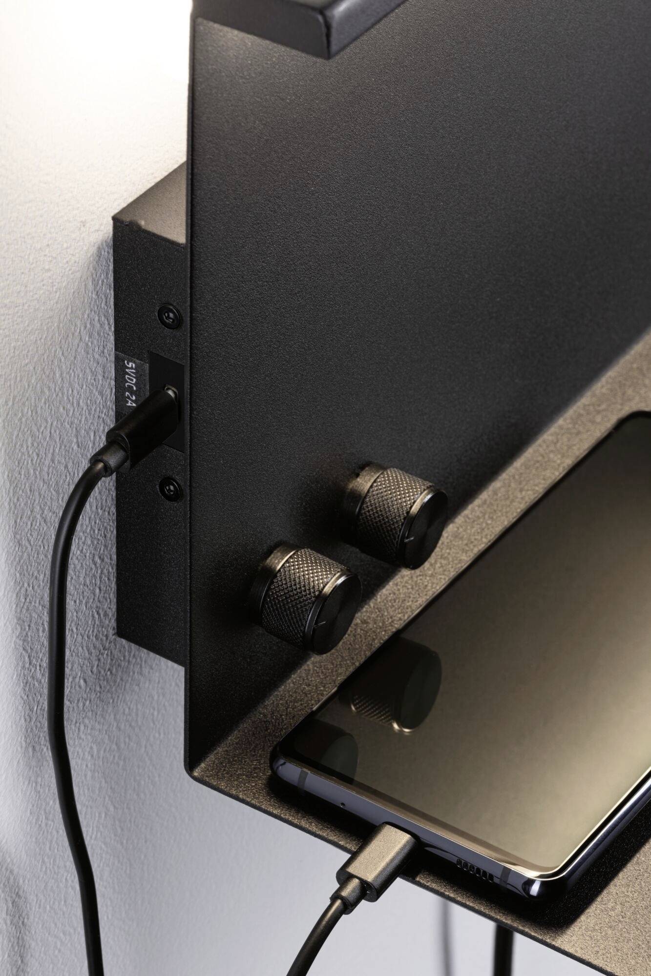 Paulmann 96773 LED-Wandleuchte LED 4.5W Schwarz (matt)