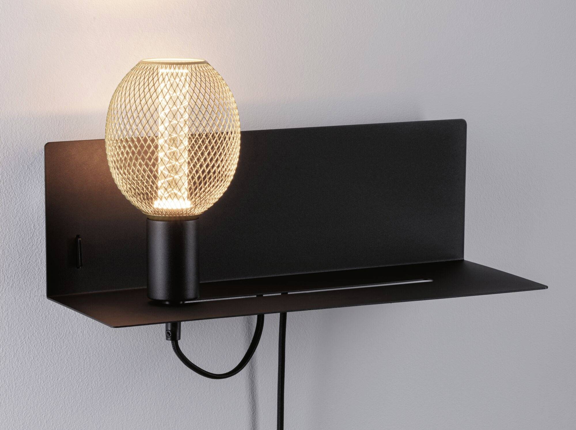 Paulmann 96775 Wandleuchte E27 Schwarz (matt)