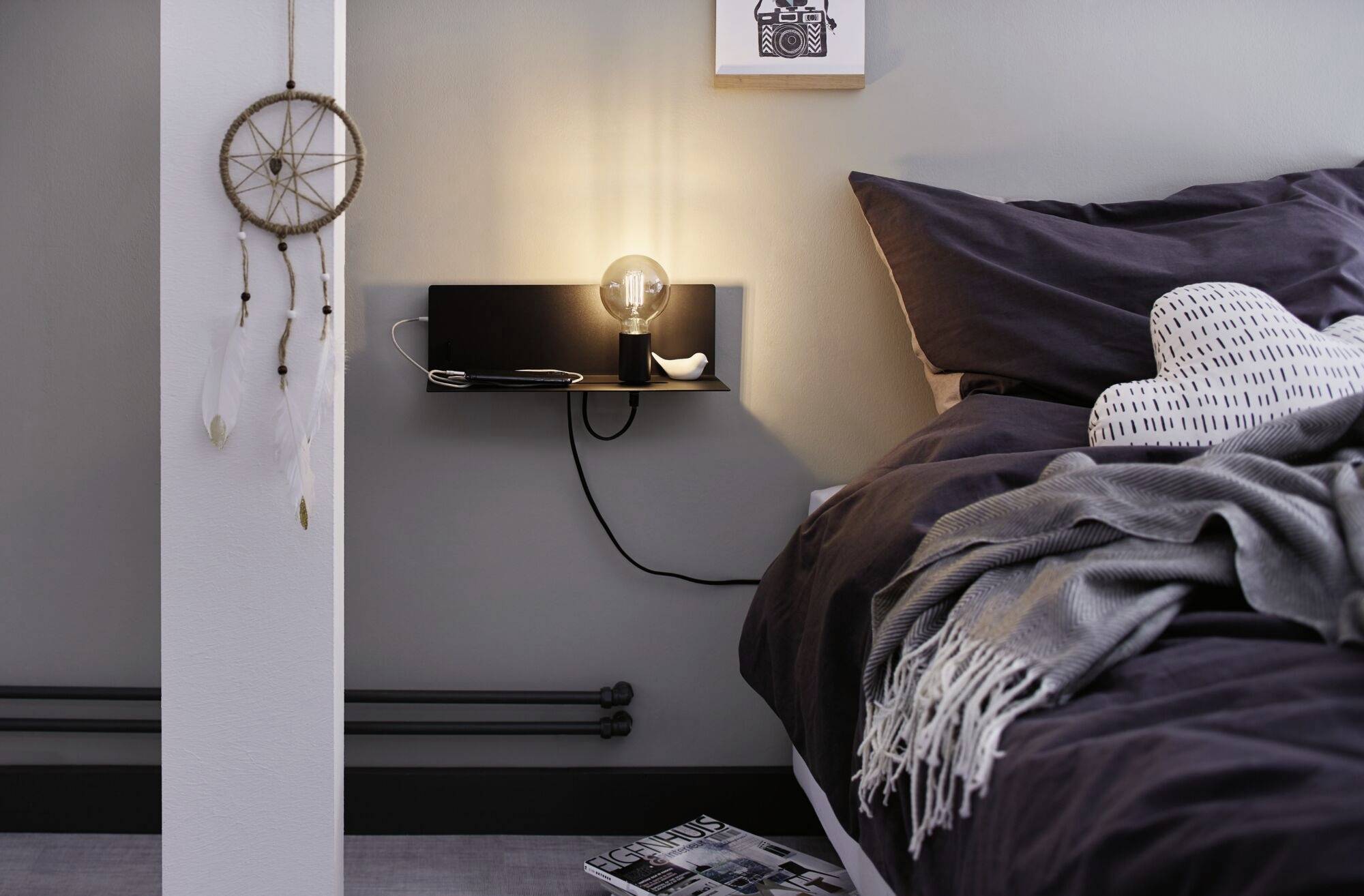 Paulmann 96775 Wandleuchte E27 Schwarz (matt)