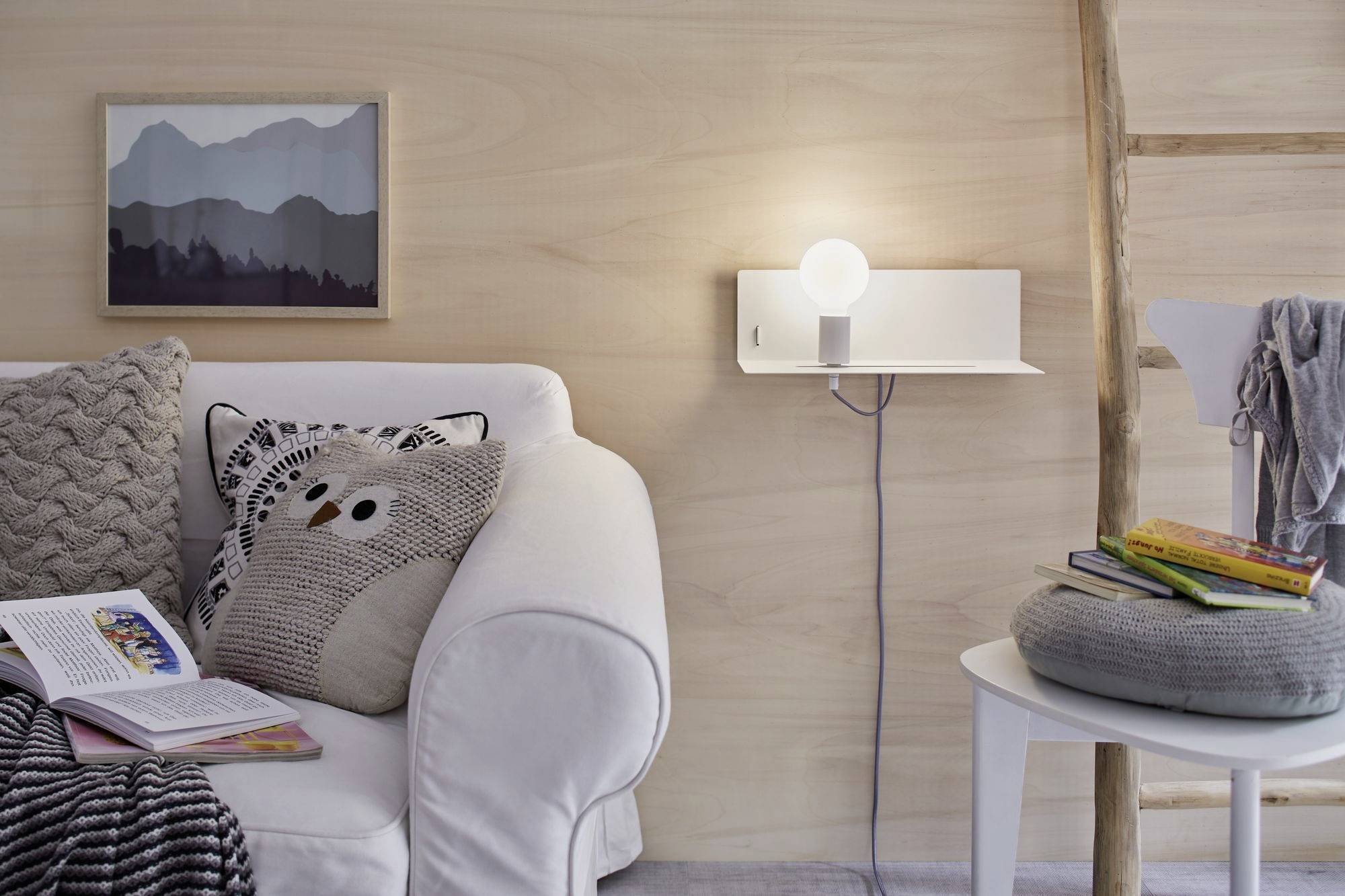 Paulmann 96774 Wandleuchte E27 Weiß (matt)