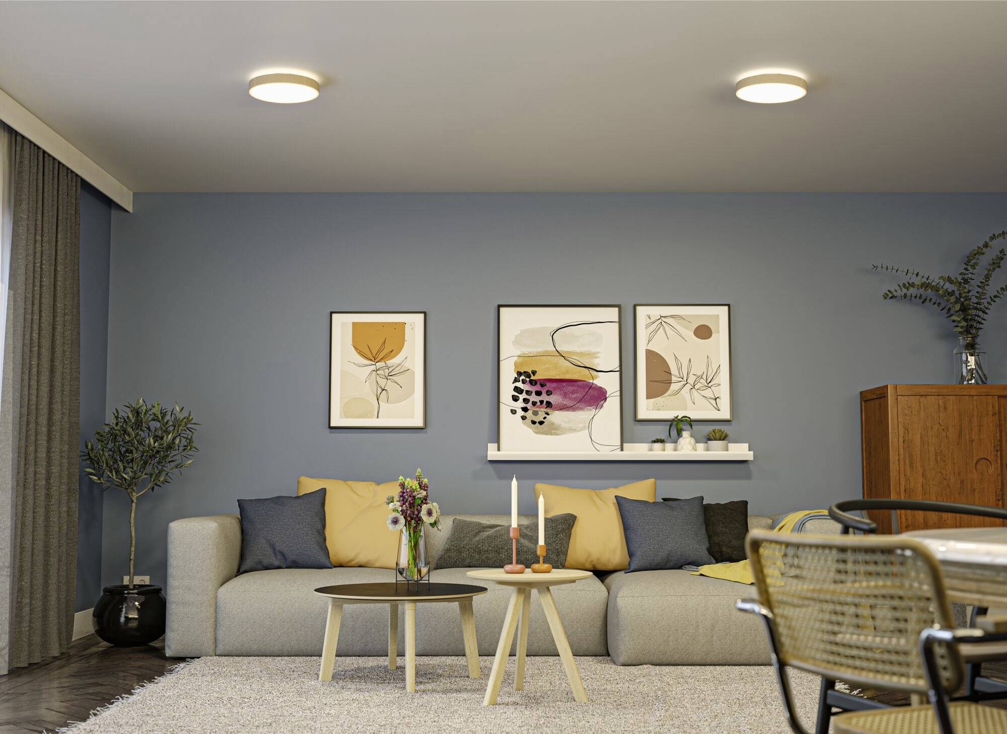 Paulmann 71052 LED-Deckenleuchte LED 15W Beige