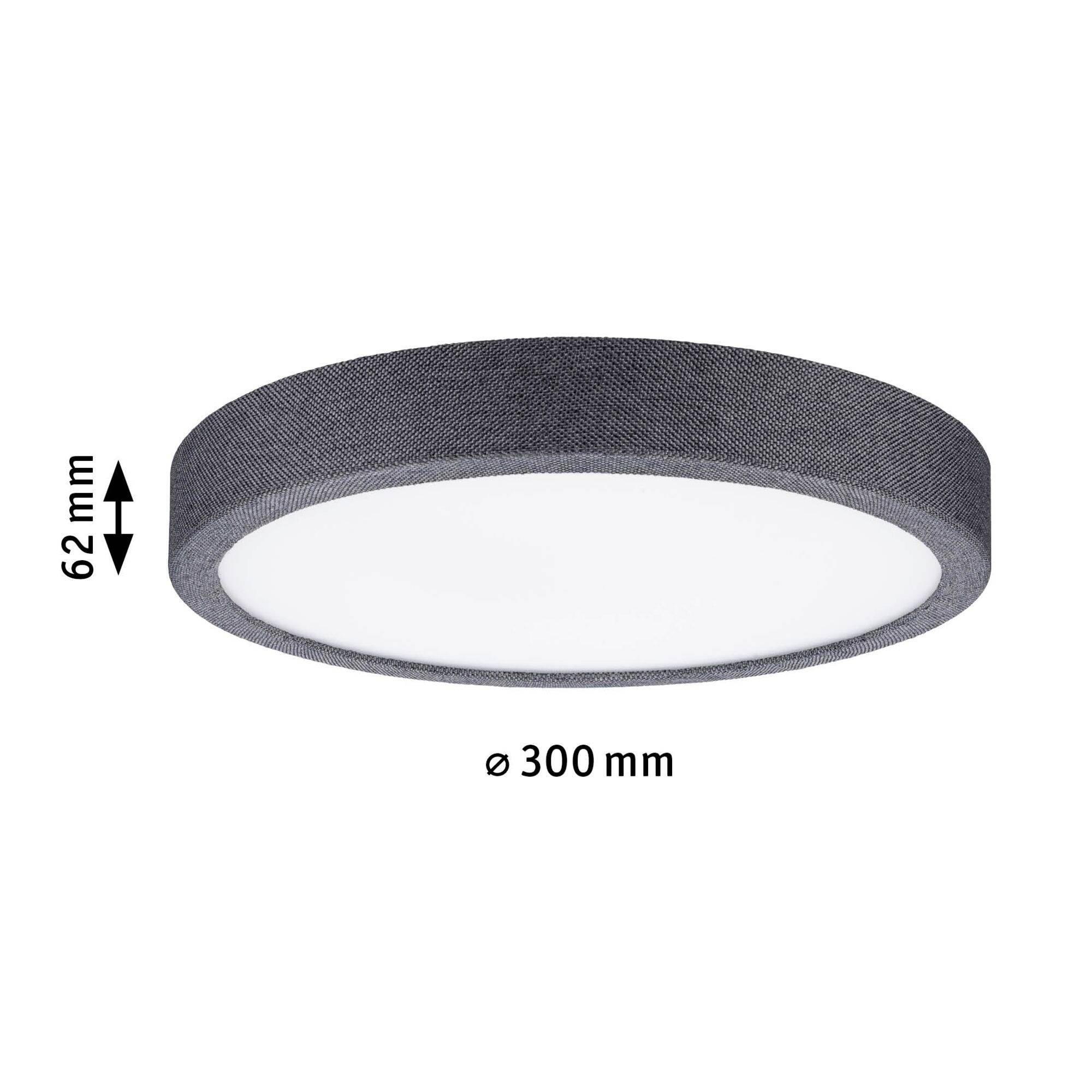 Paulmann 71053 LED-Deckenleuchte LED 15W Dunkelgrau