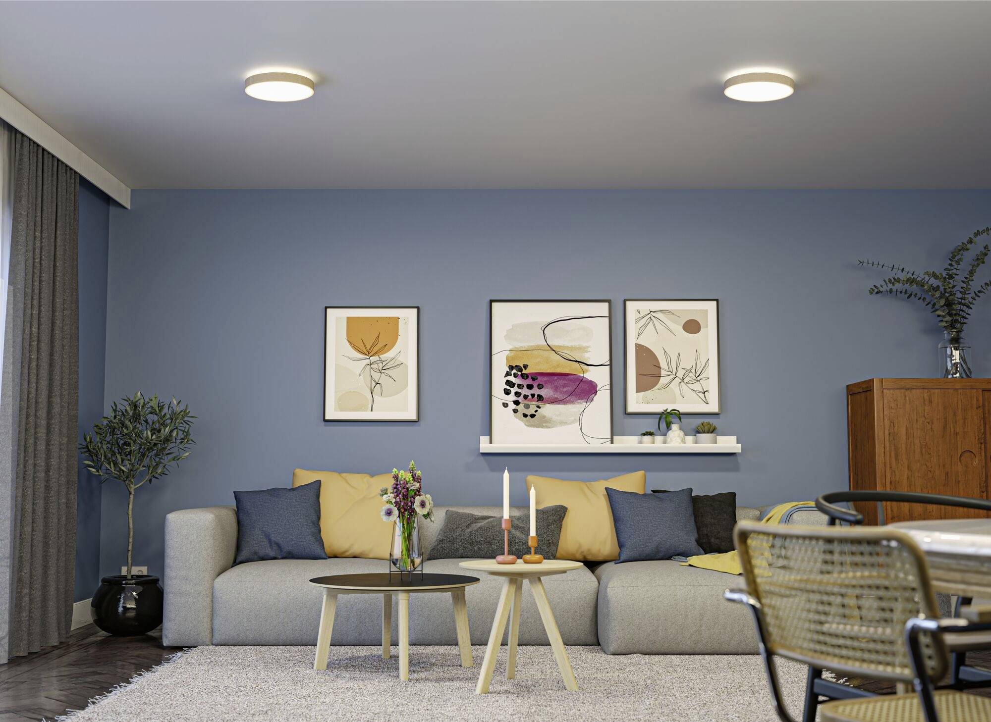 Paulmann 71054 LED-Deckenleuchte LED 15W Beige