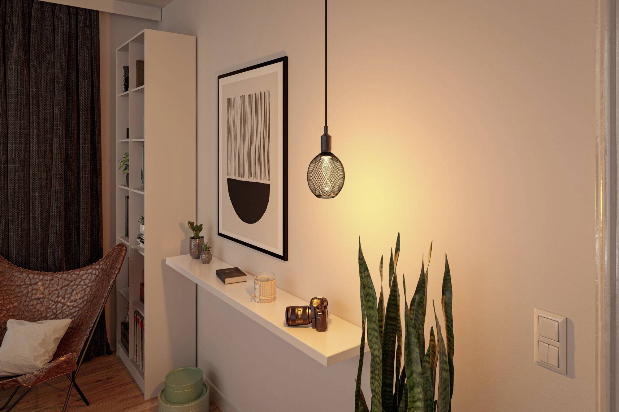 Paulmann 29086 LED E27 Globe Helix 3.5W Gold (Ø x H) 110mm x 160mm 1St.