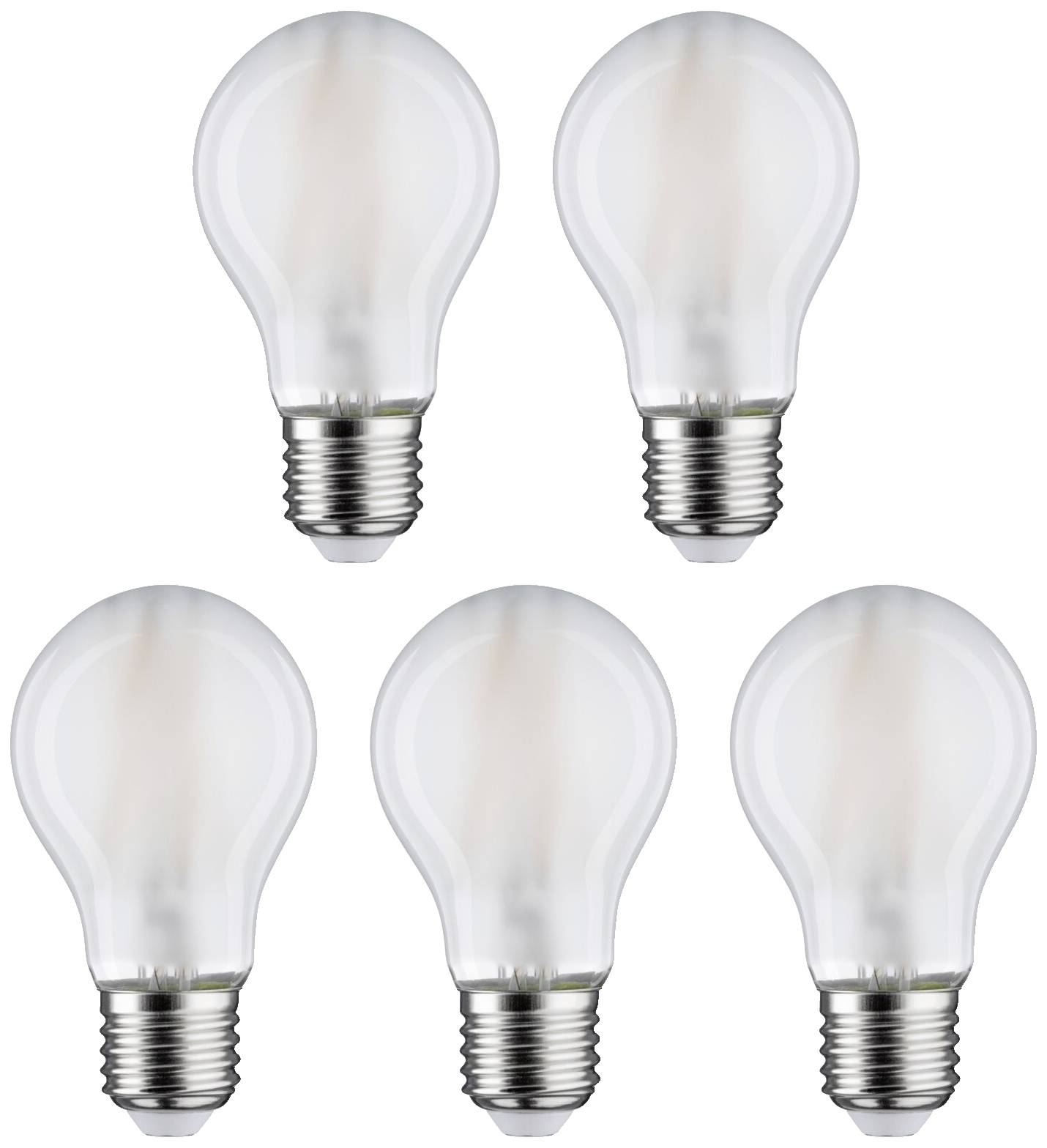 Paulmann 29090 LED EEK E (A - G) E27 Glühlampenform 7W Warmweiß (Ø x H) 60mm x 106mm 5St.