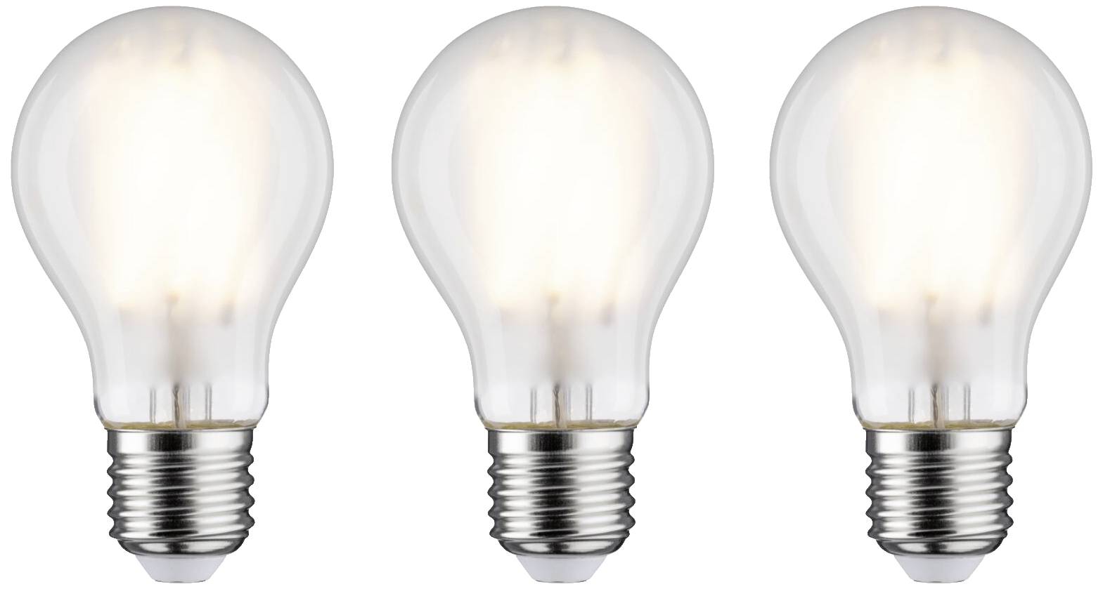 Paulmann 29092 LED EEK E (A - G) E27 Glühlampenform 9W Warmweiß (Ø x H) 60mm x 106mm 3St.