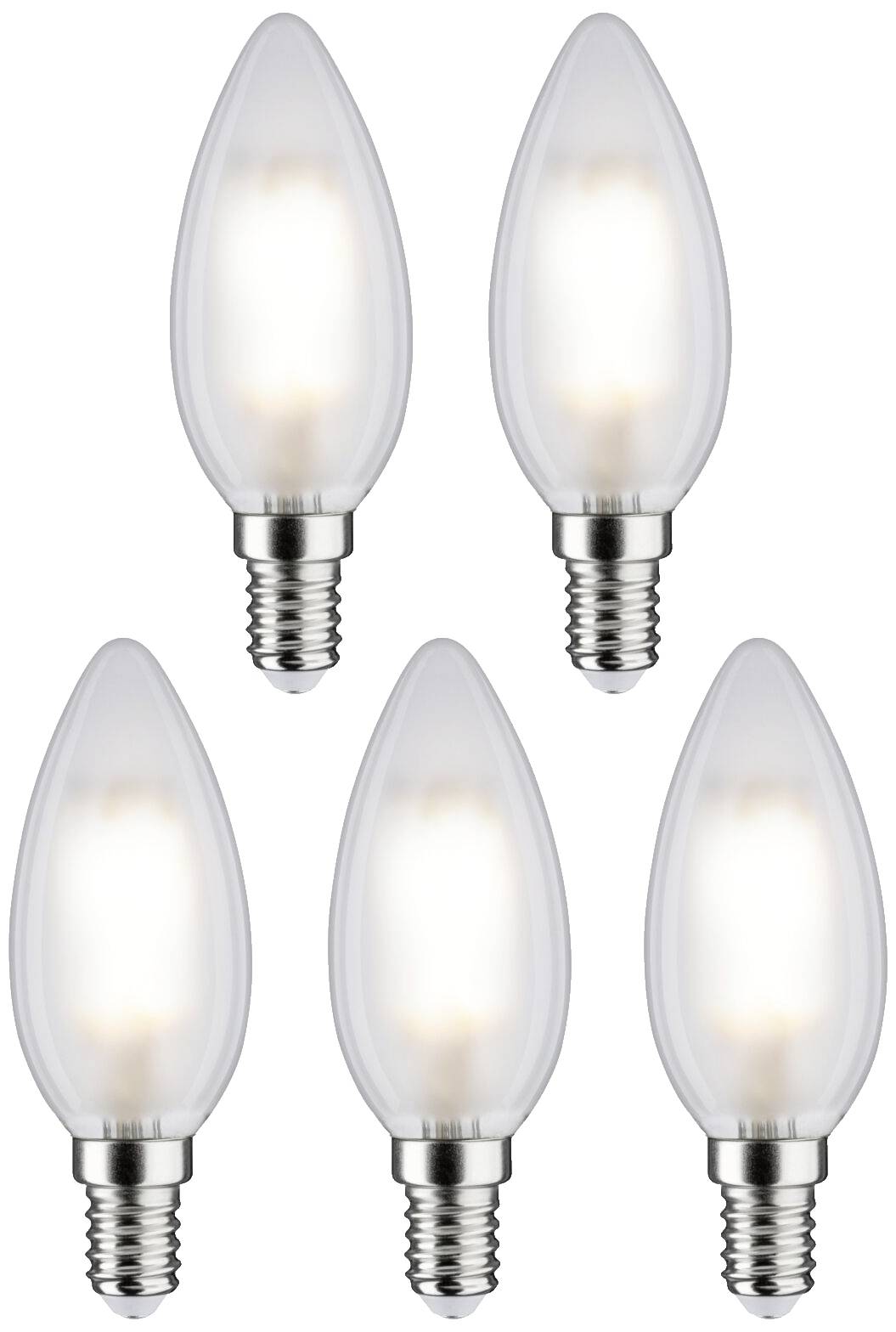 Paulmann 29095 LED EEK F (A - G) E14 Kerzenform 4.8W Warmweiß (Ø x H) 35mm x 98mm 5St.