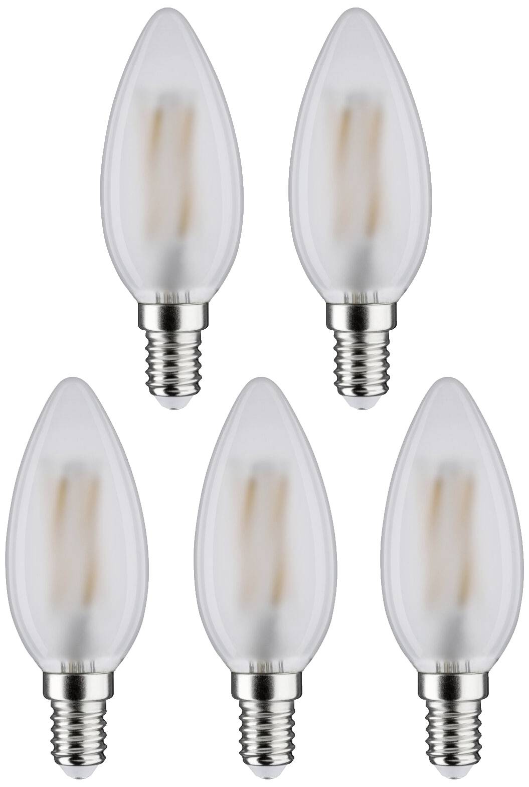 Paulmann 29096 LED EEK F (A - G) E14 Kerzenform 4.8W Neutralweiß (Ø x H) 35mm x 98mm 5St.
