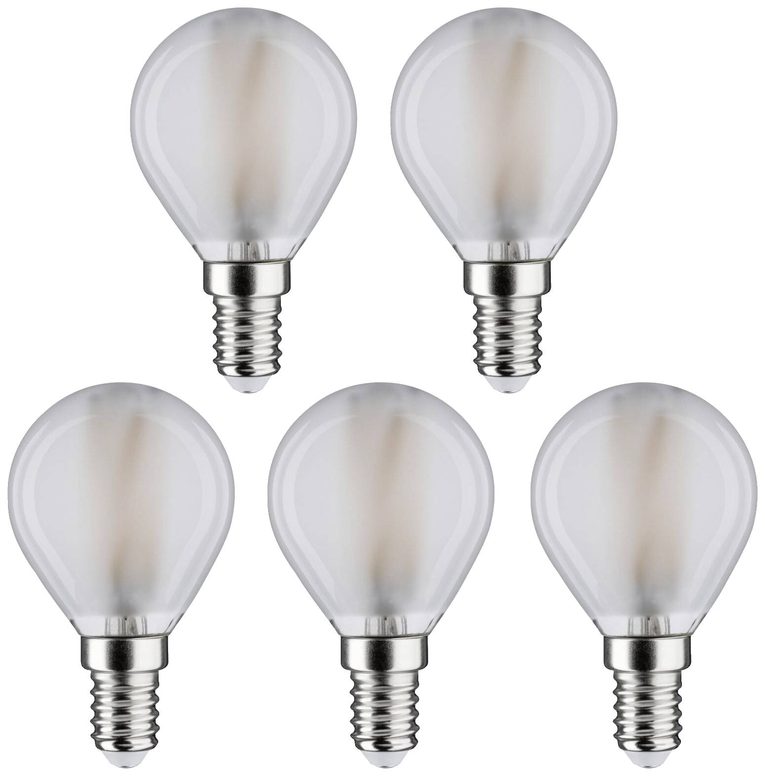 Paulmann 29097 LED EEK F (A - G) E14 Tropfenform 4.8W Warmweiß (Ø x H) 45mm x 78mm 5St.