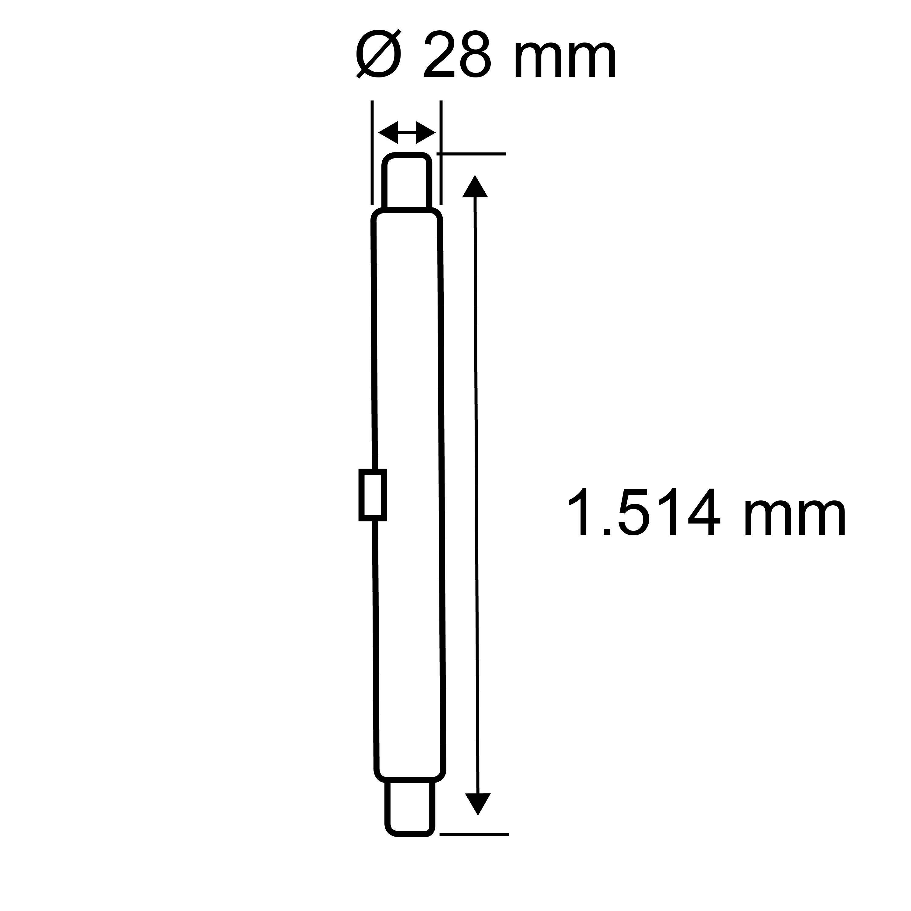 Paulmann LED-Röhre EEK: F (A - G) G13 Röhrenform 22W Warmweiß (Ø) 28mm 1St.