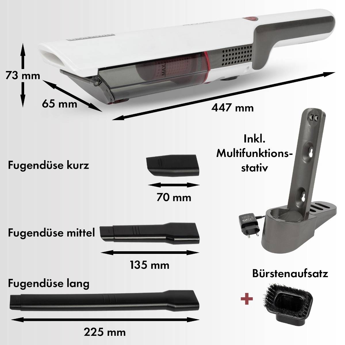 Profi-Care PC-AKS 3102 Akku-Handstaubsauger 7W Beutellos