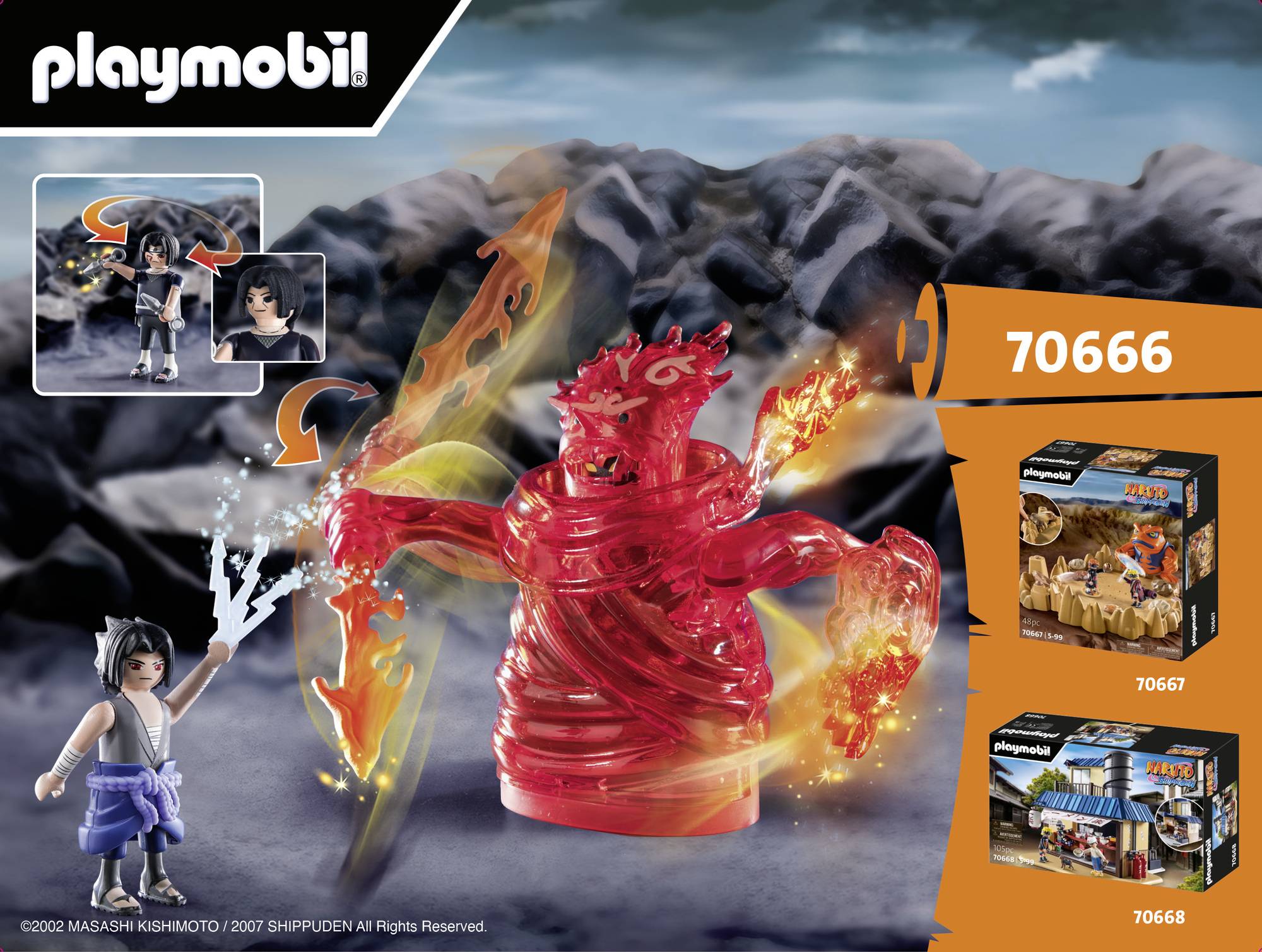 Playmobil® Naruto Sasuke vs. Itachi 70666