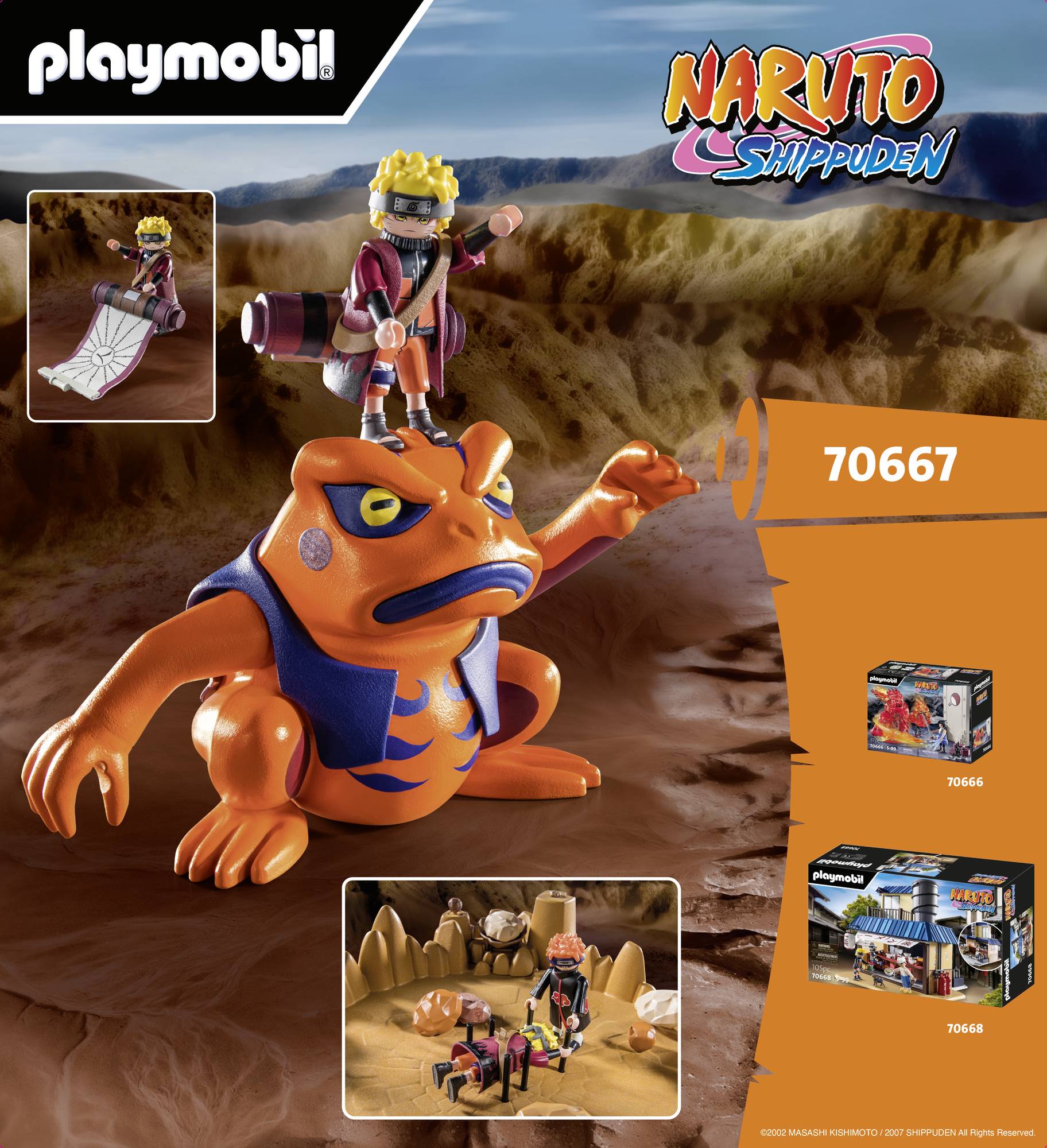 Playmobil® Naruto Naruto vs. Pain 70667