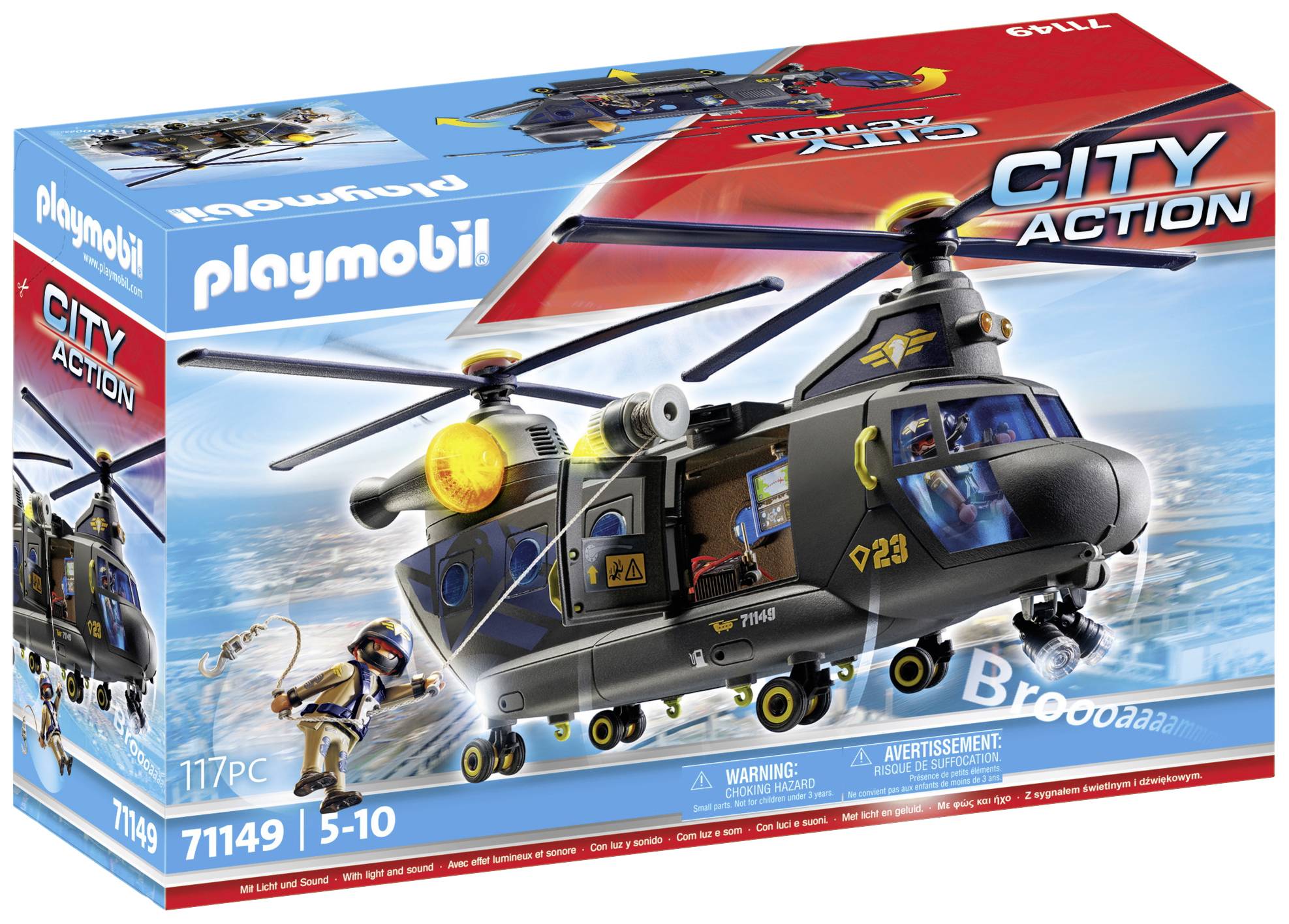 Playmobil® City Action SWAT-Rettungshelikopter 71149