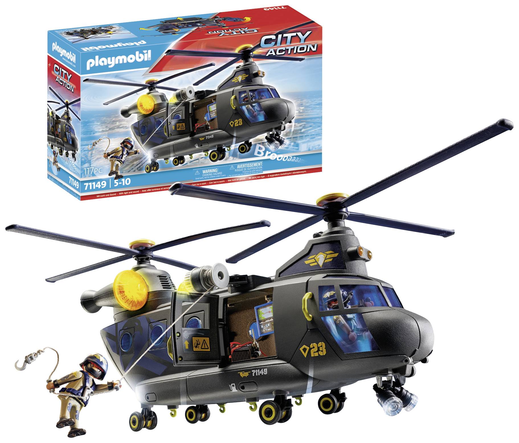 Playmobil® City Action SWAT-Rettungshelikopter 71149