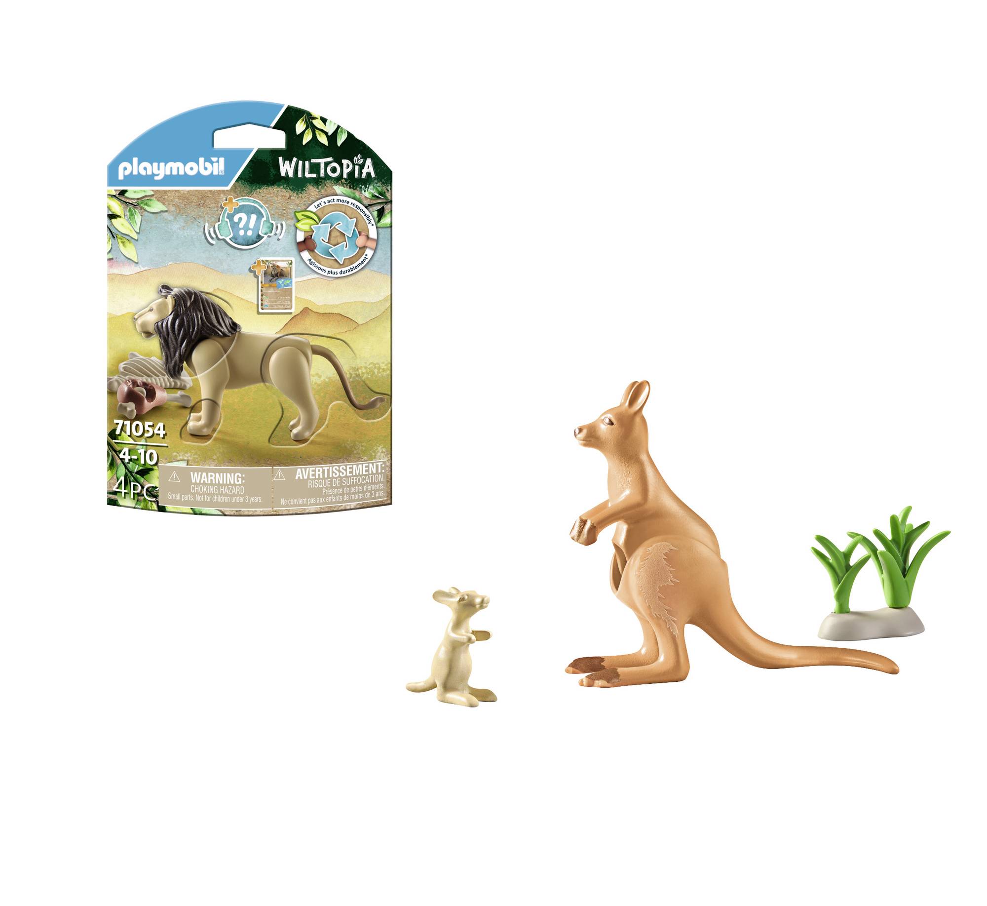 Playmobil® Wiltopia Känguru mit Jungtier 71290