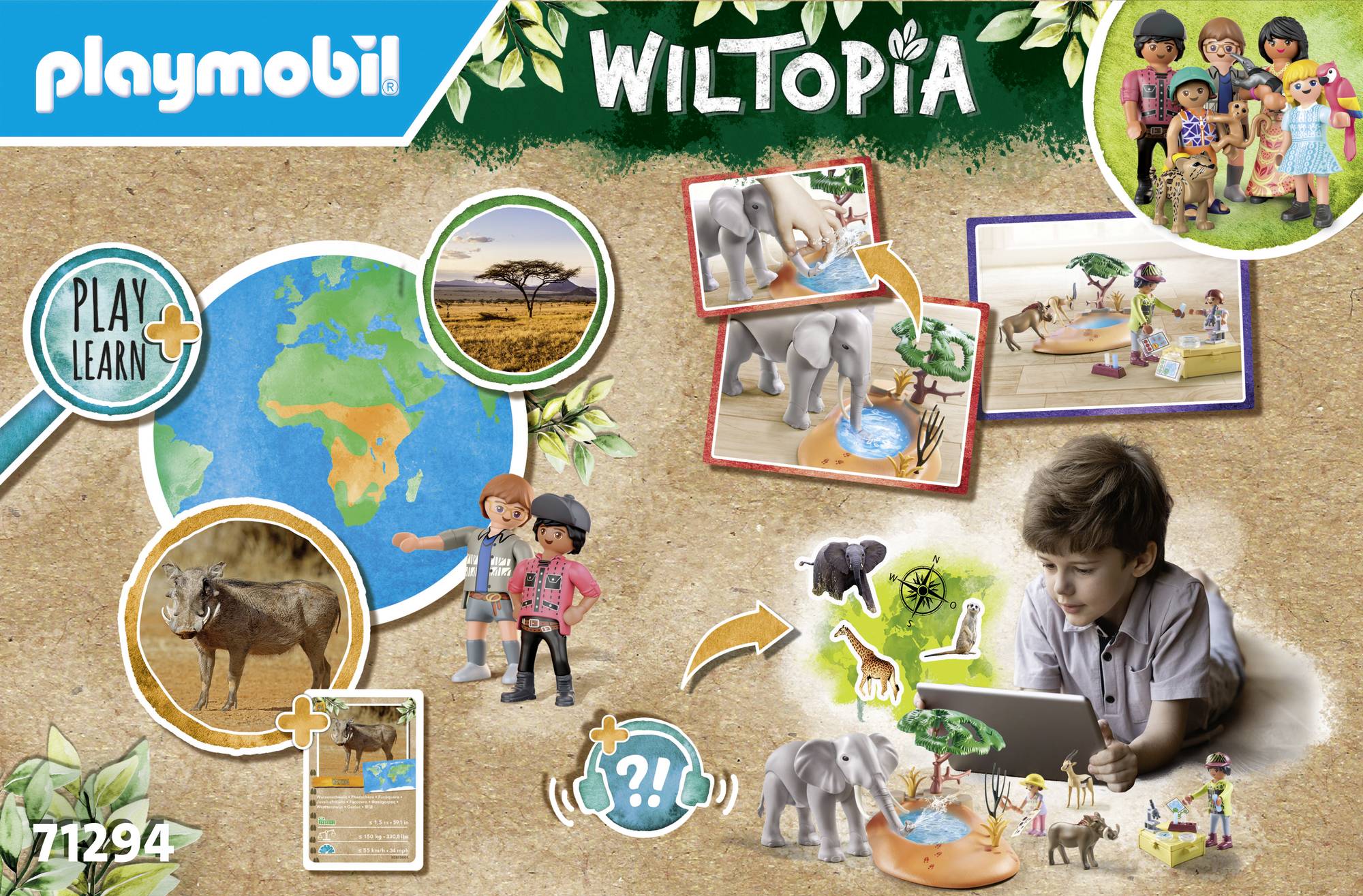 Playmobil® Wiltopia Spritztour zum Wasserloch 71294