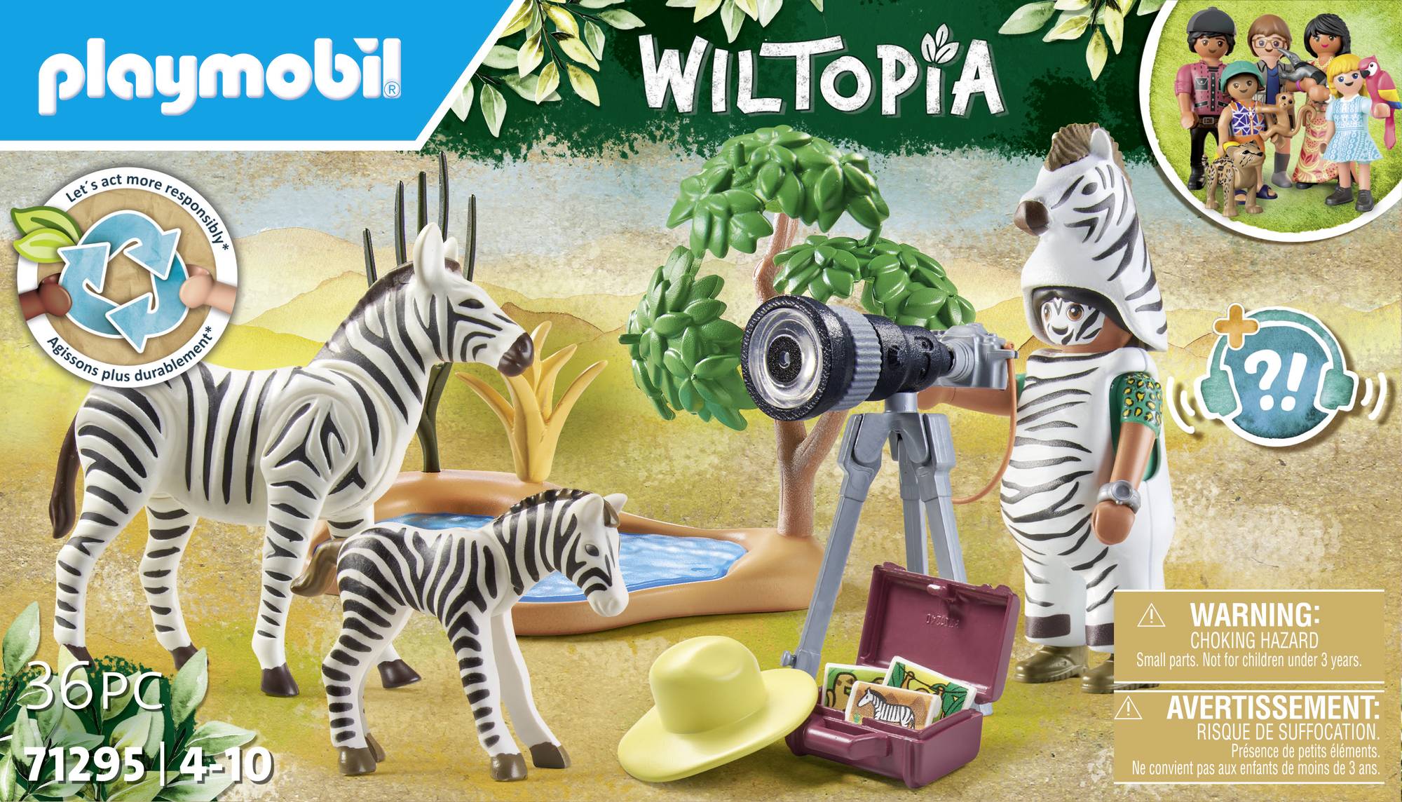 Playmobil® Wiltopia Unterwegs mit der Tierfotografin 71295