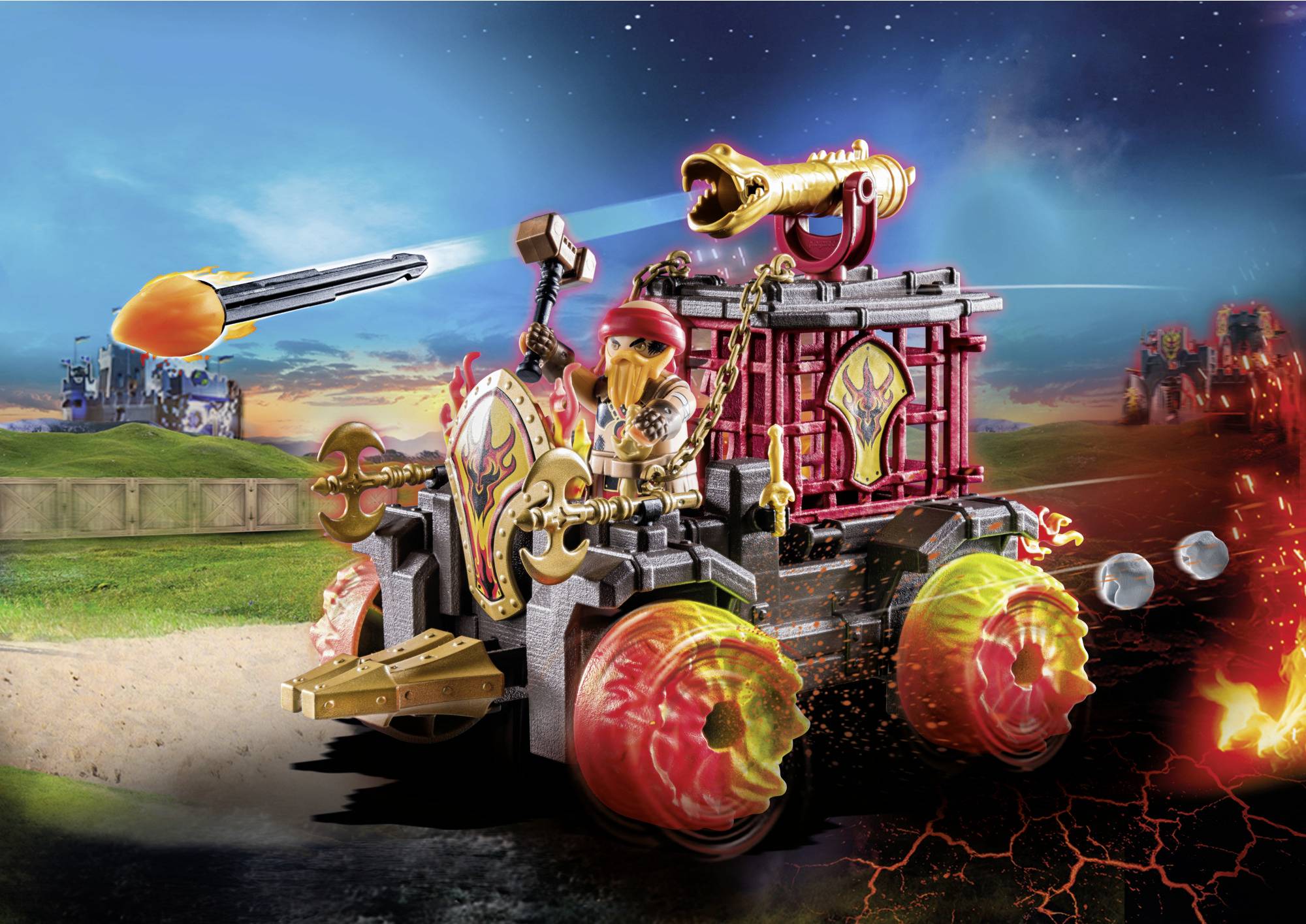 Playmobil® Novelmore Feuerkampfwagen 71299