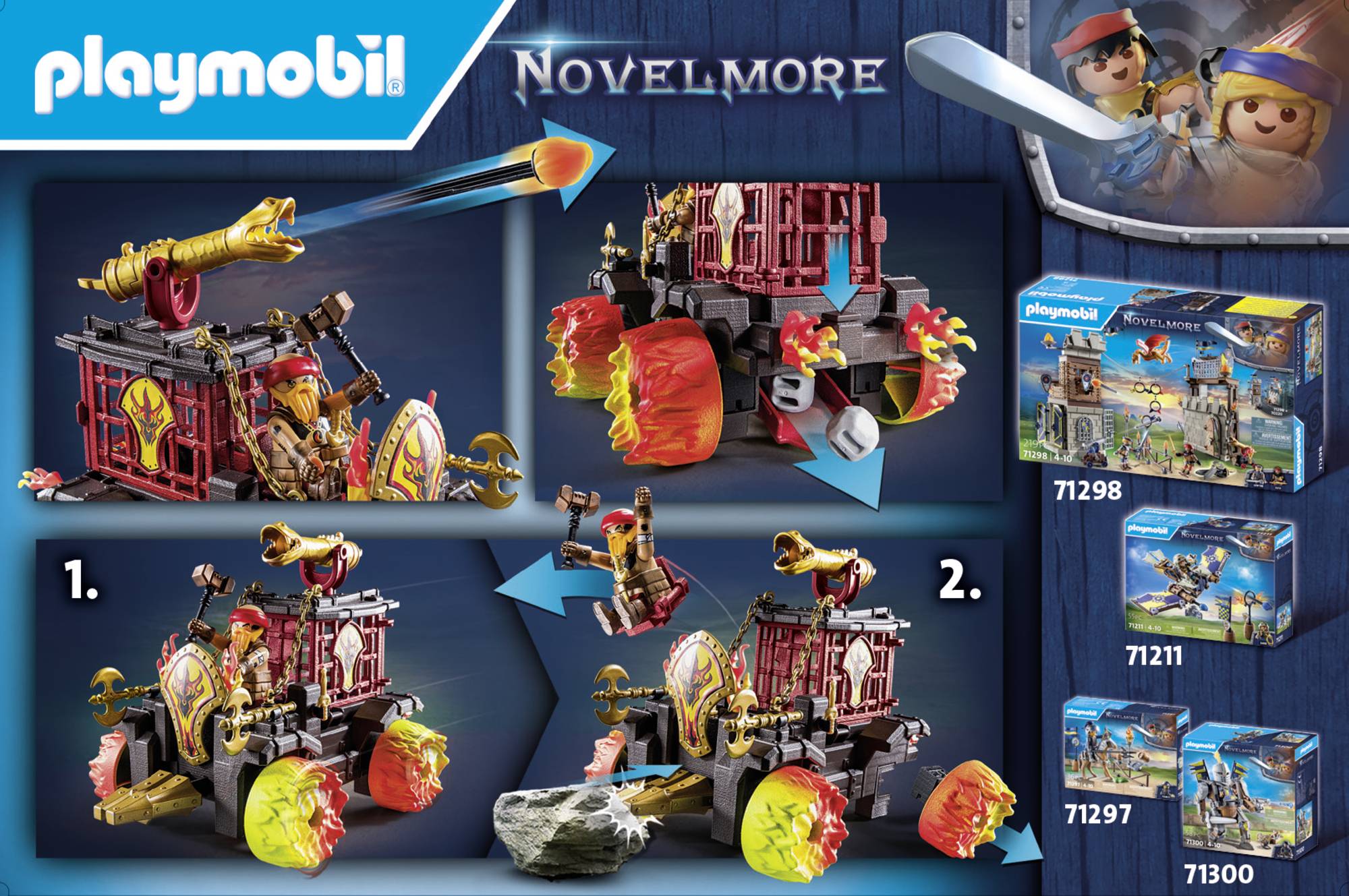 Playmobil® Novelmore Feuerkampfwagen 71299