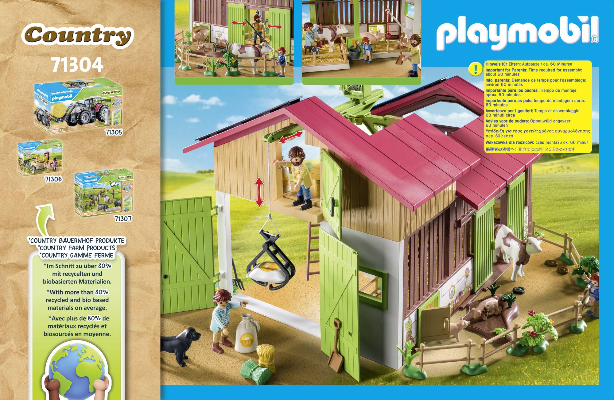 Playmobil® Country Großer Bauernhof 71304