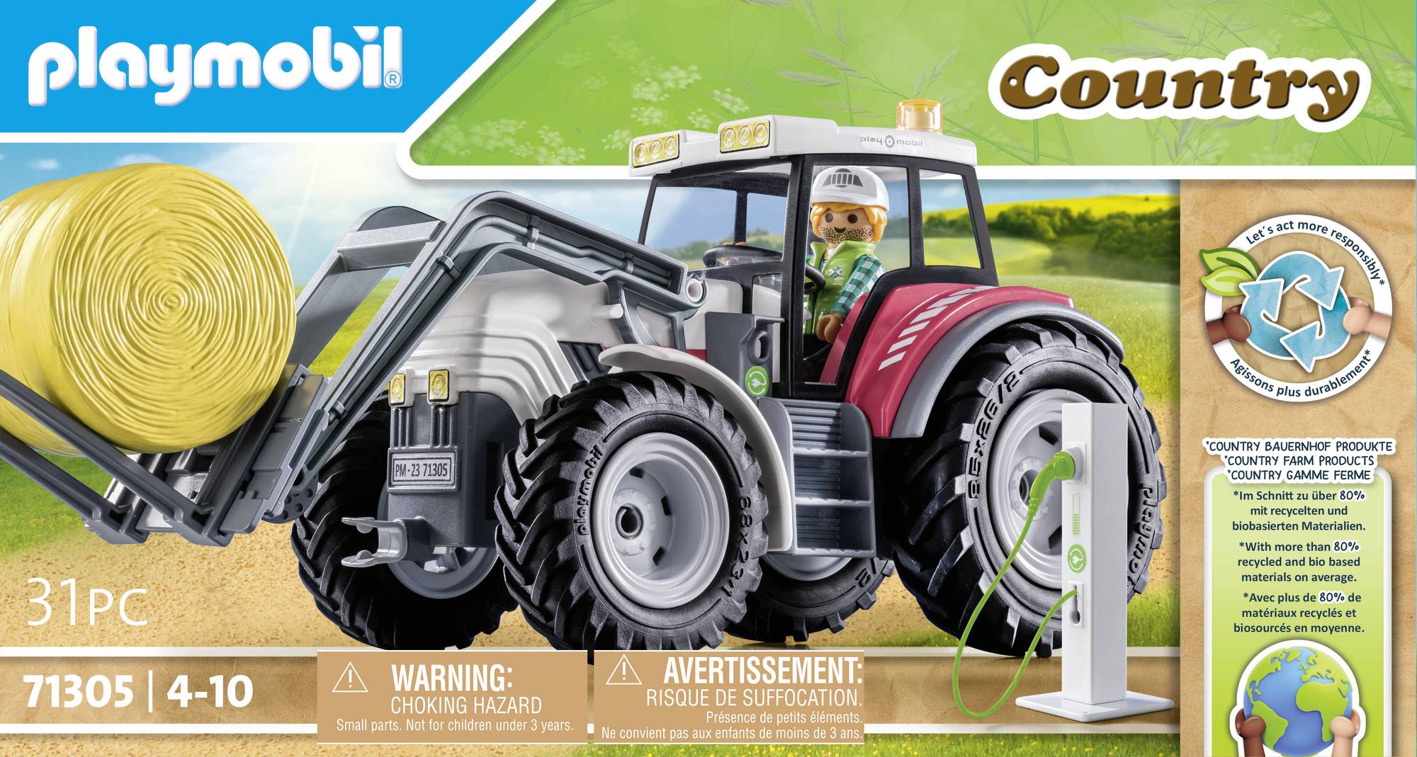 Playmobil® Country Großer Traktor 71305