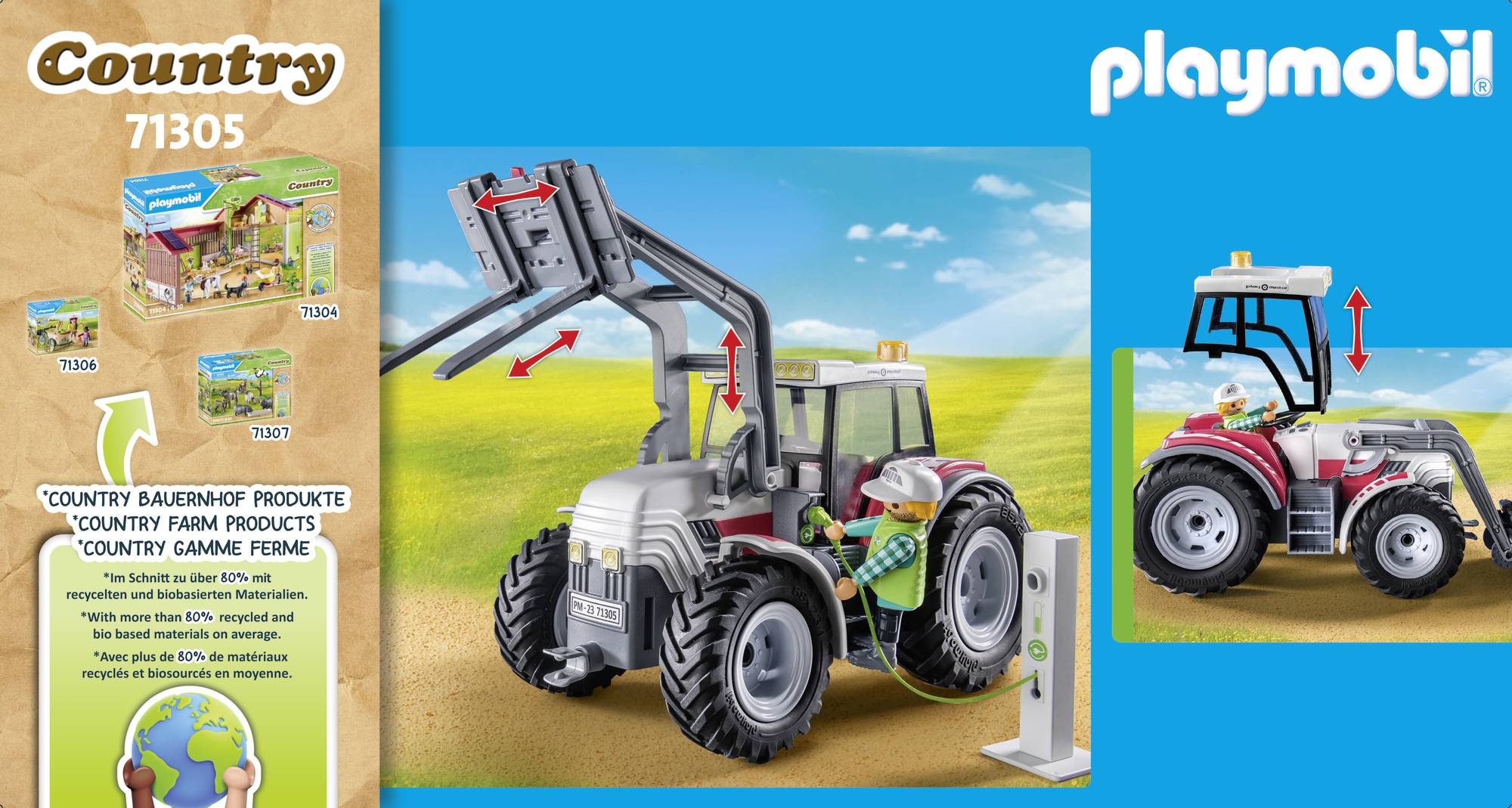 Playmobil® Country Großer Traktor 71305