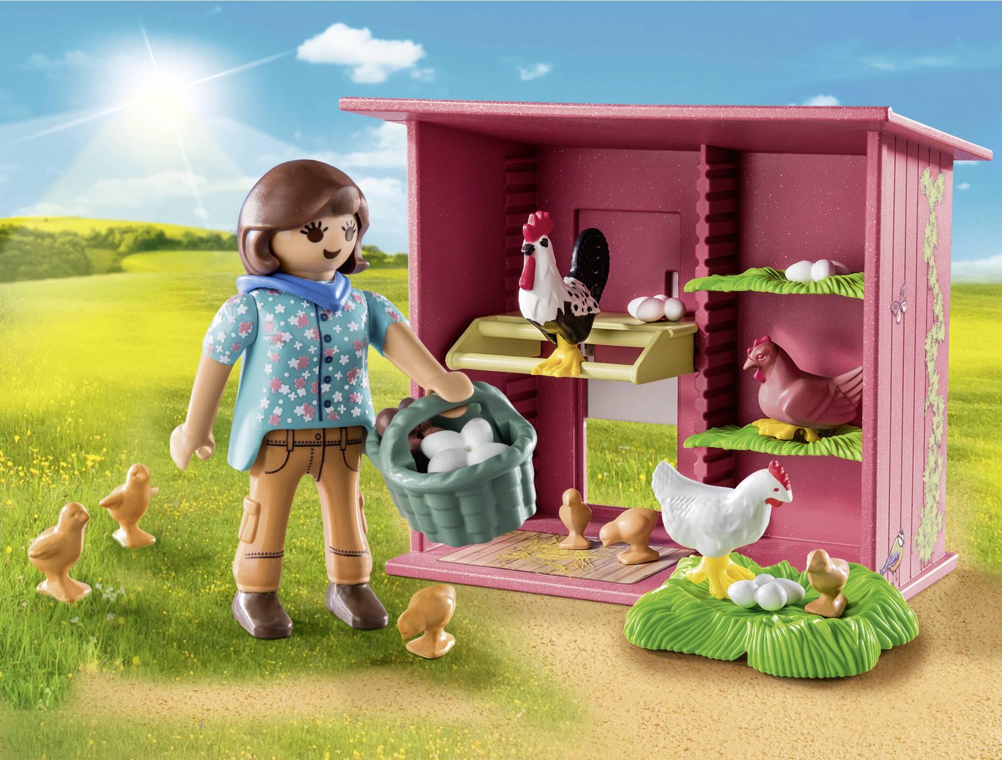 Playmobil® Country Hühner mit Küken 71308