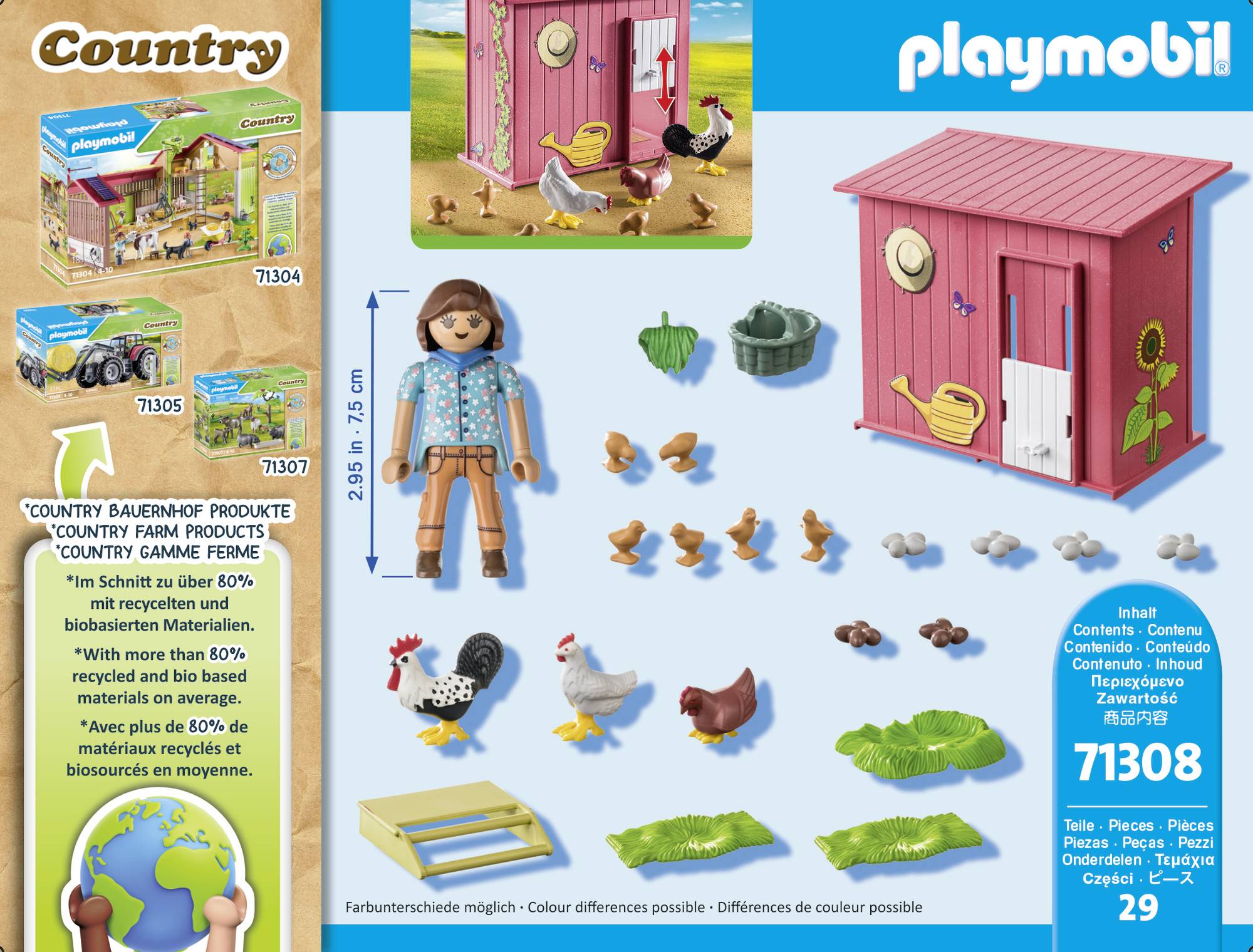 Playmobil® Country Hühner mit Küken 71308