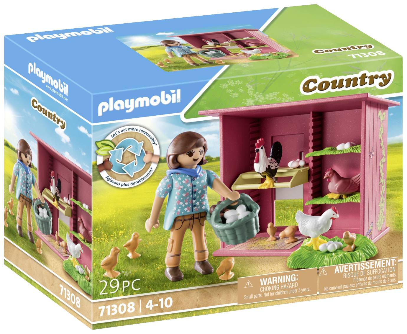 Playmobil® Country Hühner mit Küken 71308