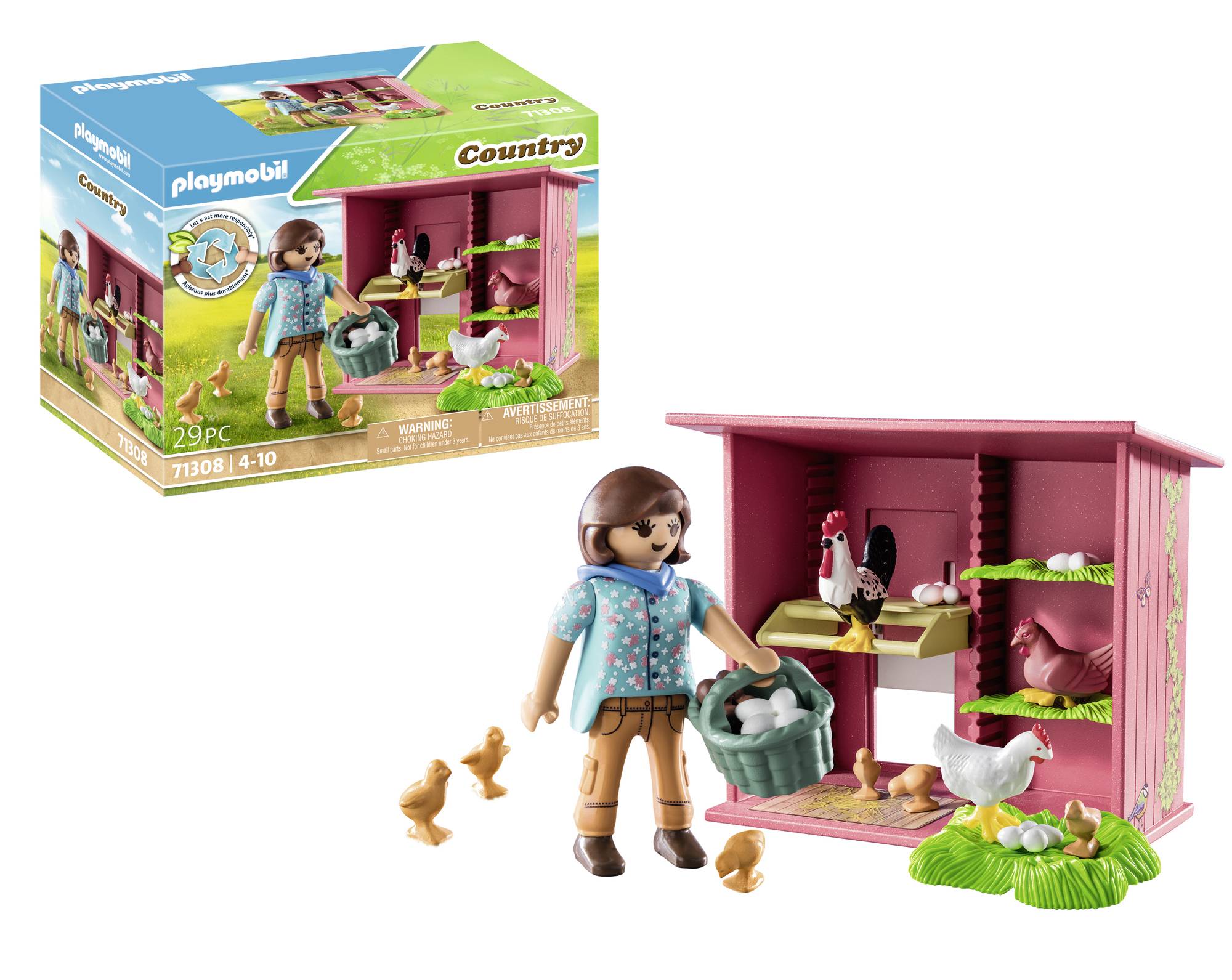 Playmobil® Country Hühner mit Küken 71308