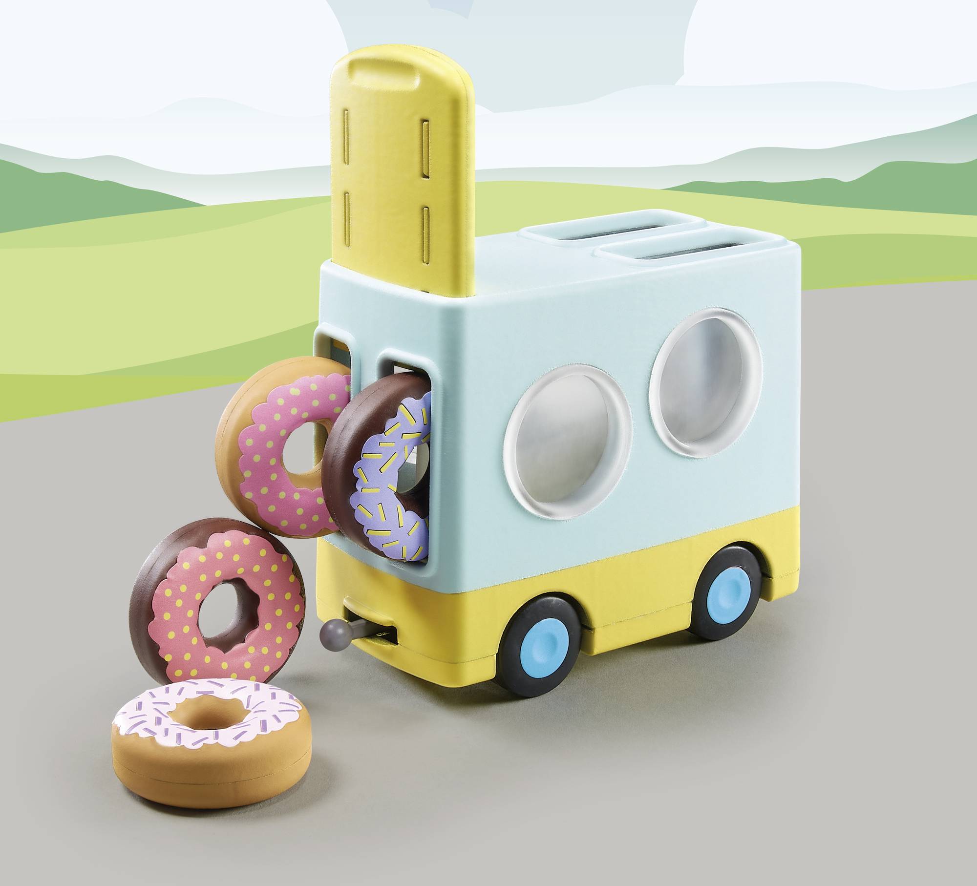 Playmobil® 123 Verrückter Donut Truck mit Stapel- und Sortierfunktion 71325