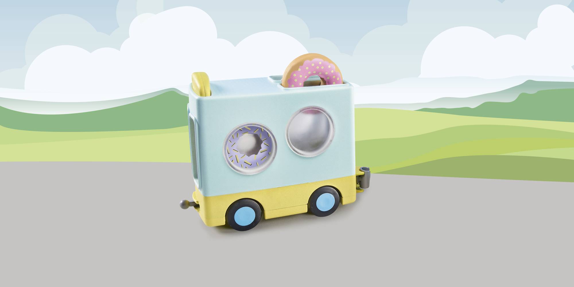 Playmobil® 123 Verrückter Donut Truck mit Stapel- und Sortierfunktion 71325