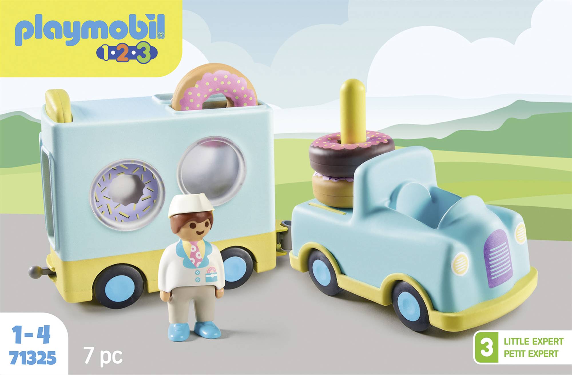 Playmobil® 123 Verrückter Donut Truck mit Stapel- und Sortierfunktion 71325