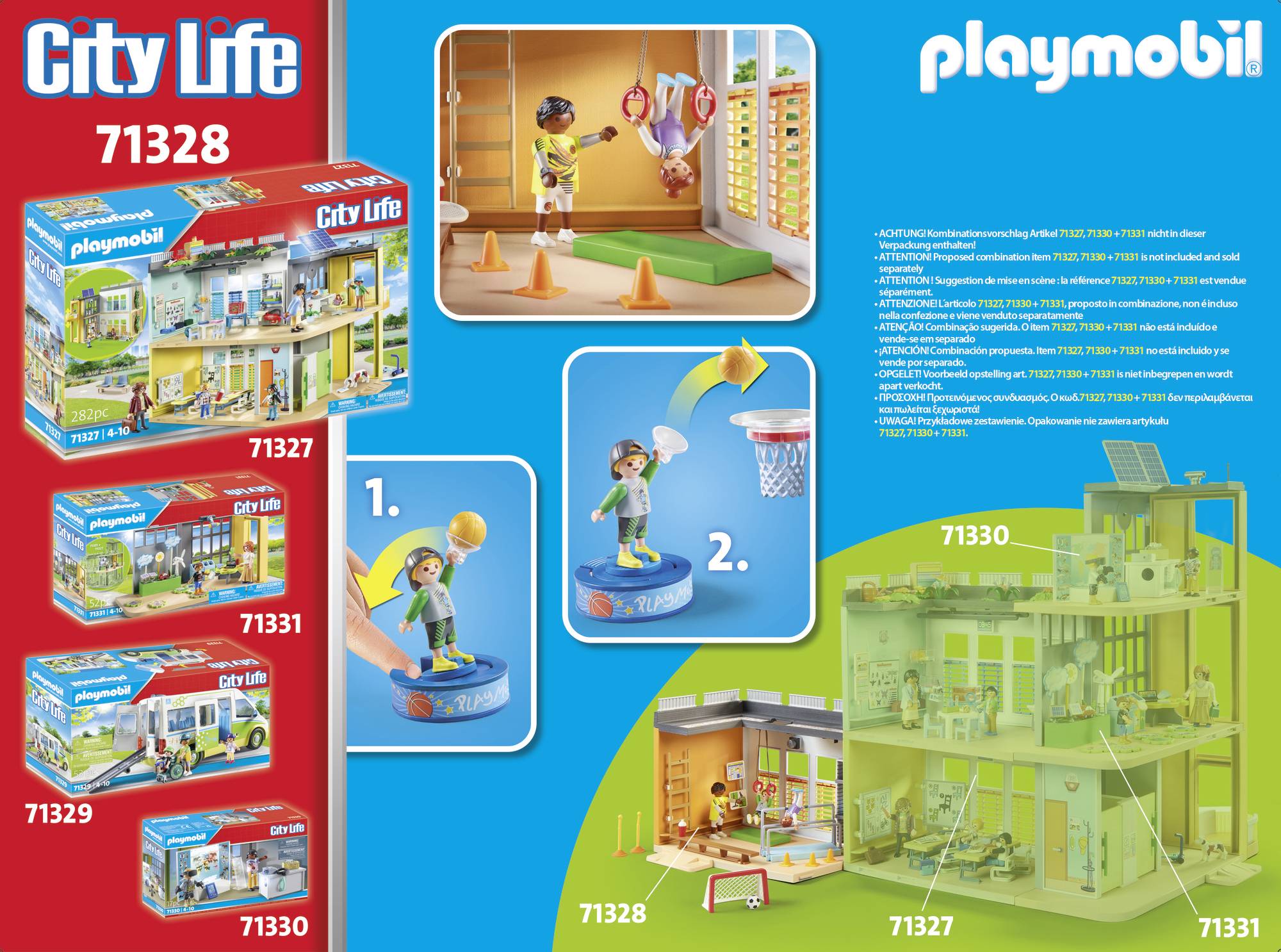 Playmobil® City Life Anbau Turnhalle 71328