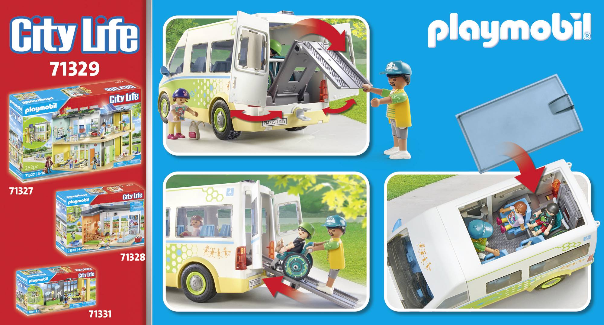 Playmobil® City Life Schulbus 71329