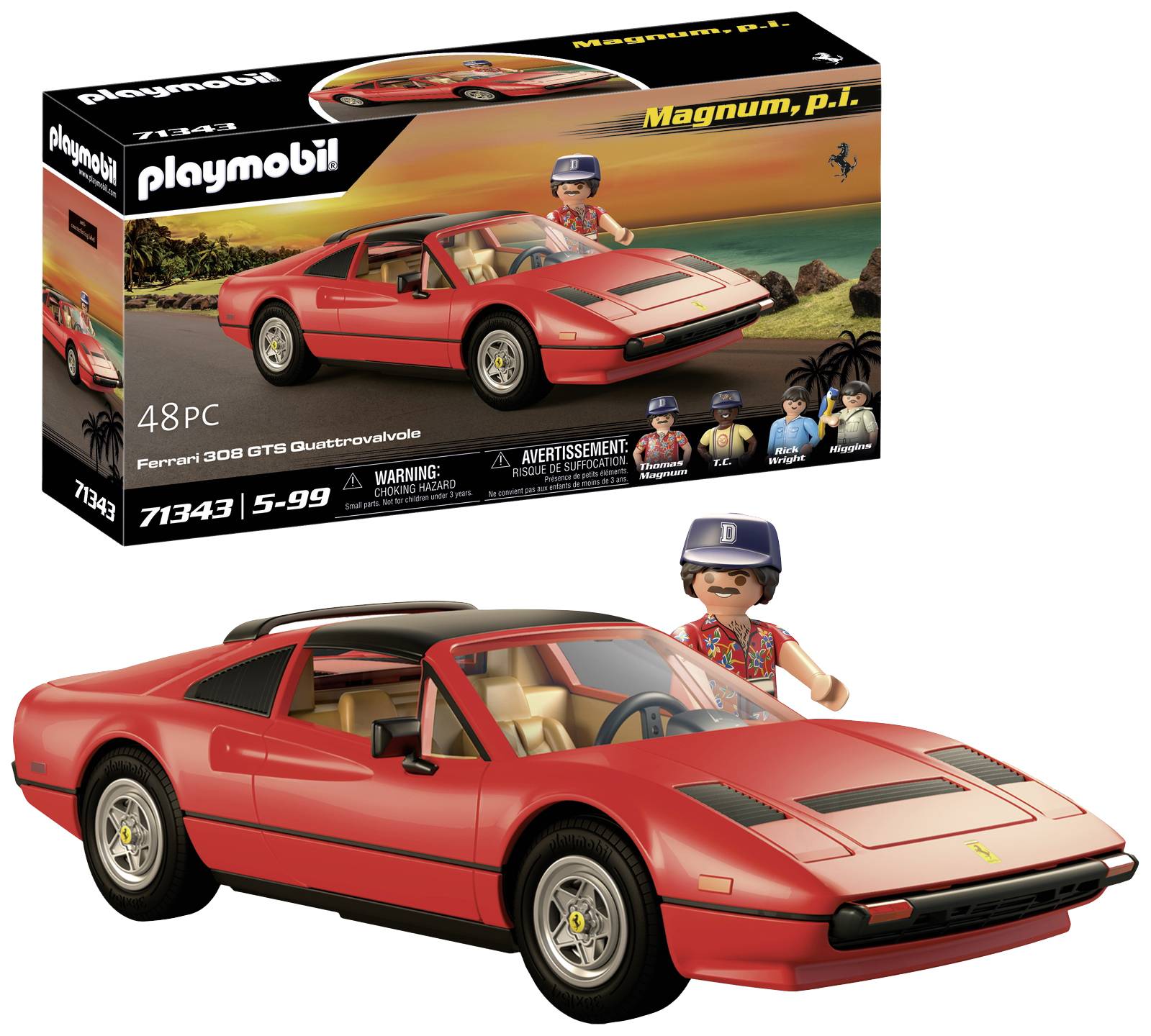 Playmobil® Magnum, p.i. Ferrari 308 GTS Quattrovalvole 71343