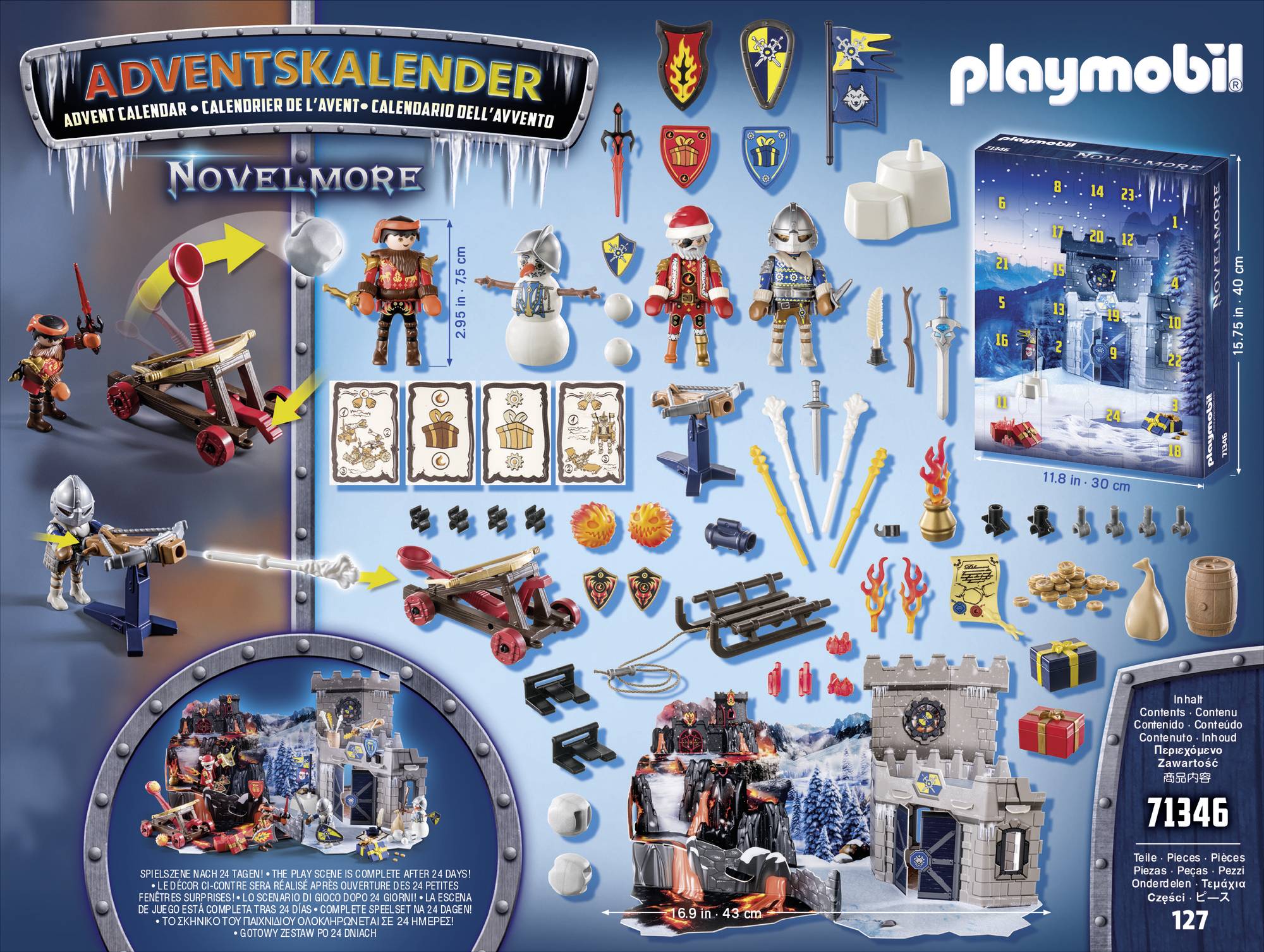Playmobil® Novelmore Adventskalender - Kampf im Schnee 71346