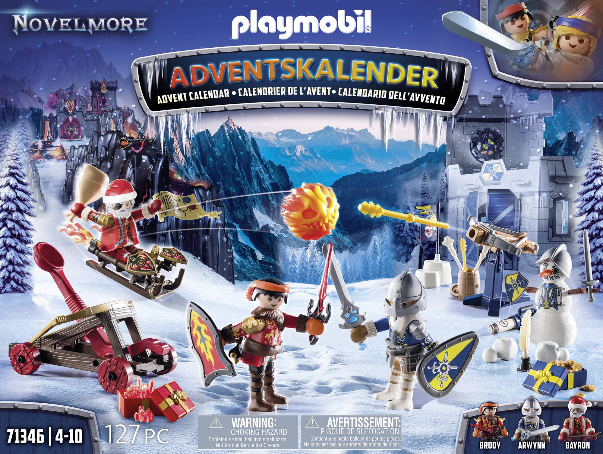 Playmobil® Novelmore Adventskalender - Kampf im Schnee 71346