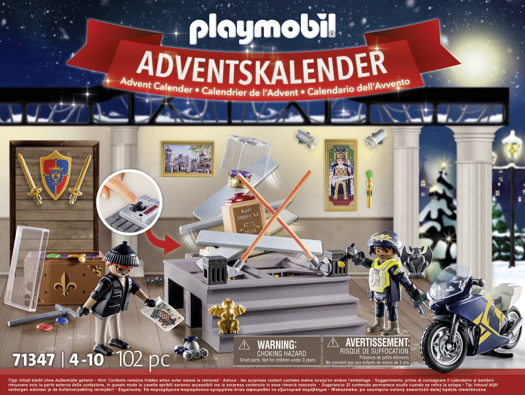 Playmobil® City Action Adventskalender Polizei Museumsdiebstahl 71347