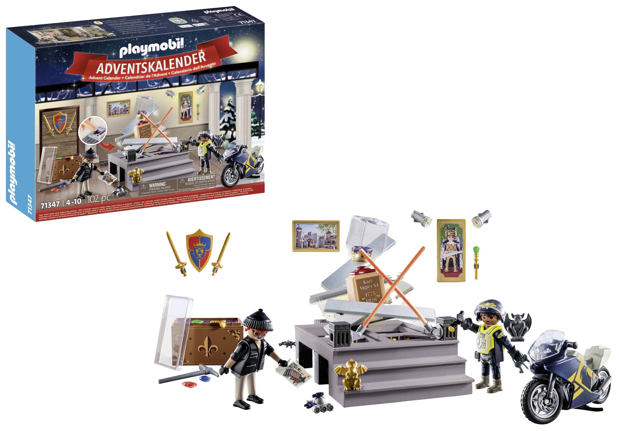 Playmobil® City Action Adventskalender Polizei Museumsdiebstahl 71347